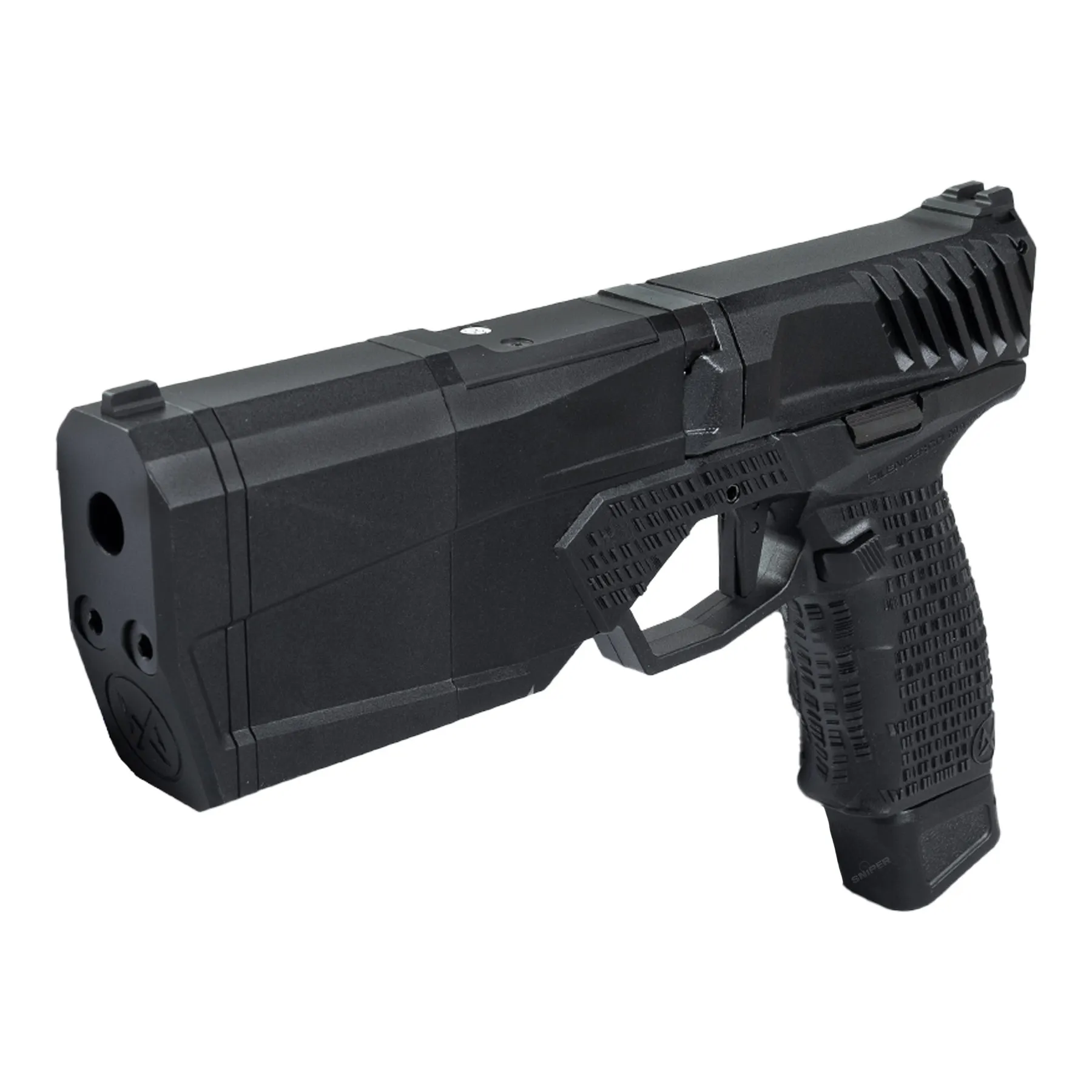 Krytac SilencerCo Maxim 9 Co2 Softair Pistole, Black Krytac SilencerCo Maxim 9 Co2 Softair Pistole, Black