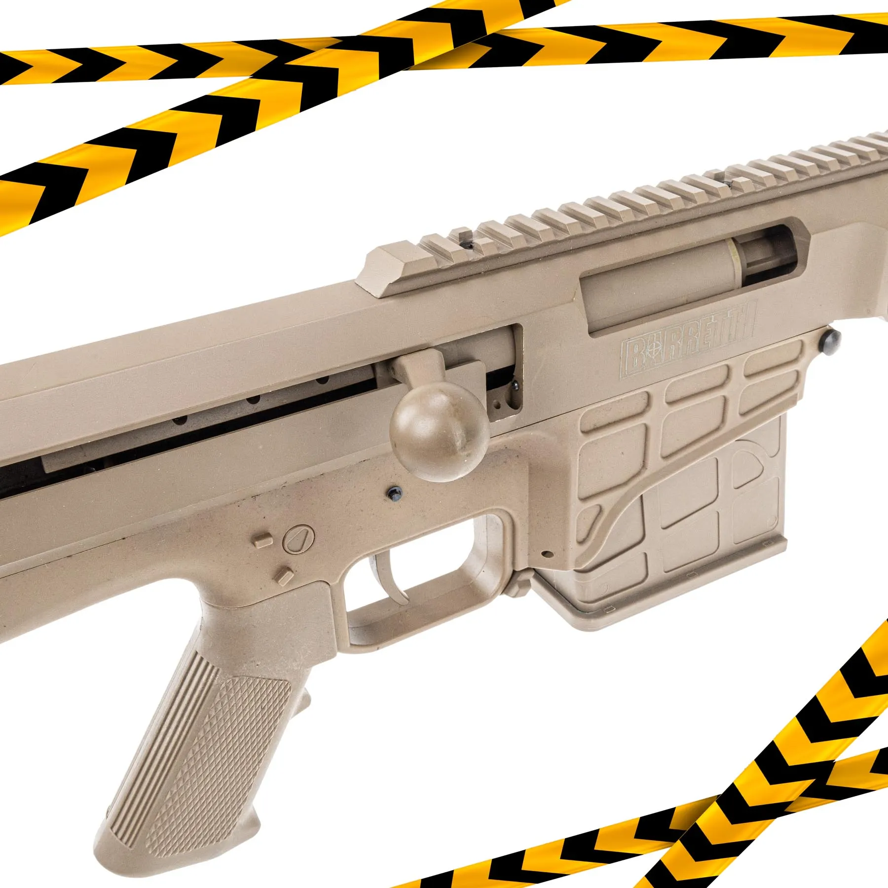 B-Ware Barrett MRAD M98B Scharfschützengewehr w/ Bipod (S)AEG, Tan