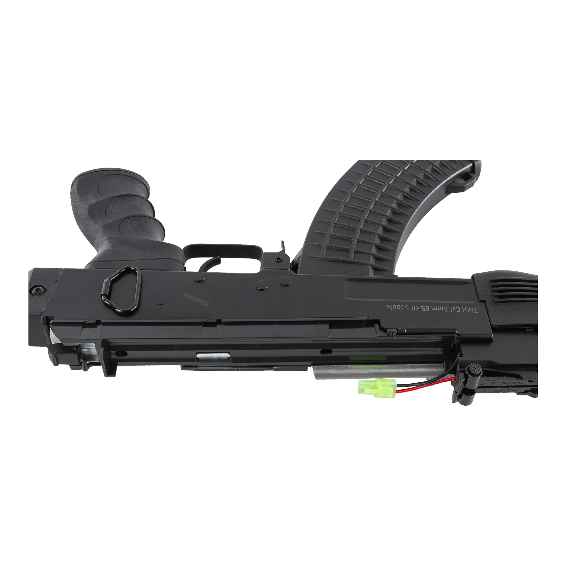 AK47 Tactical FS, < 0,5 Joule, Black