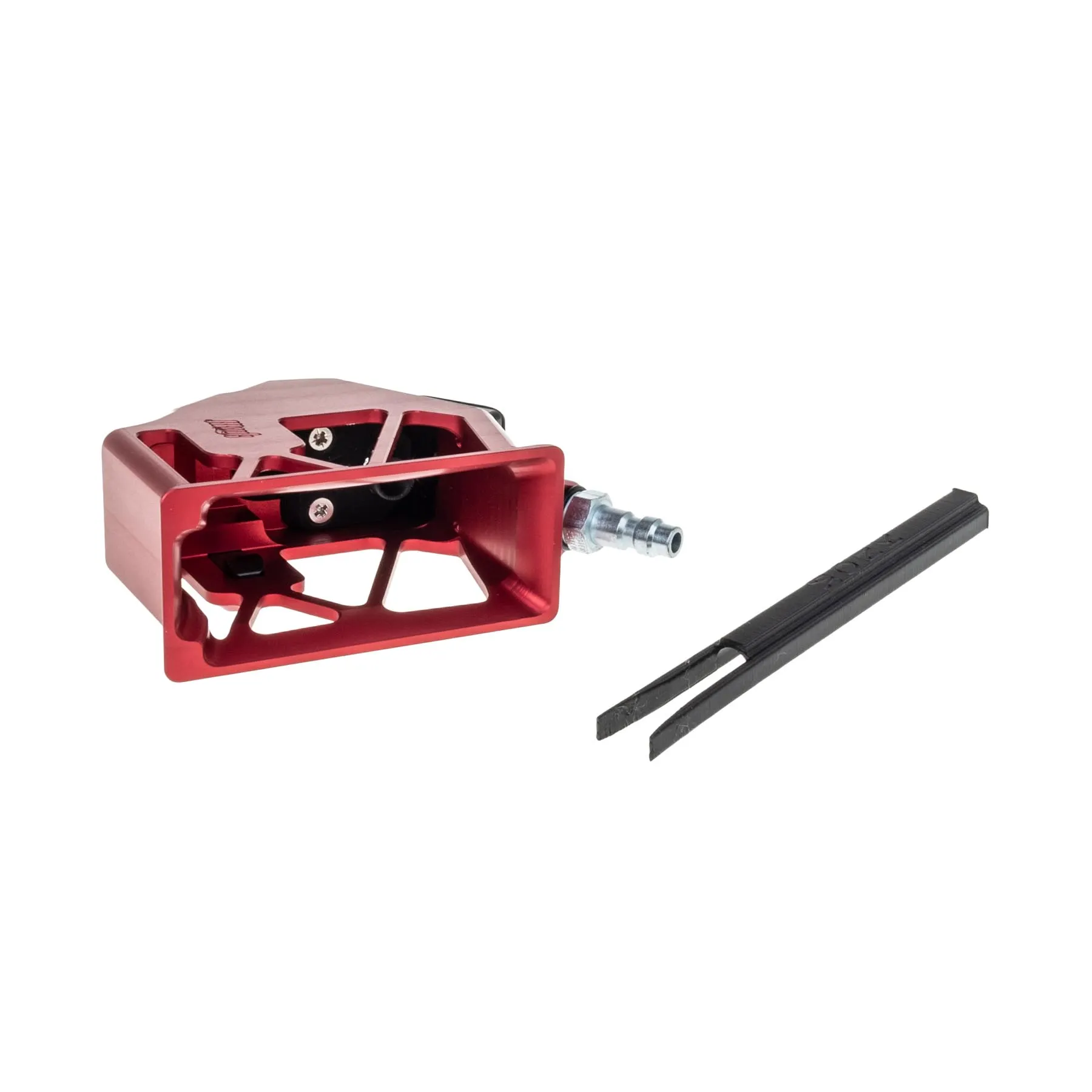 Monk Skeletonized Angled Hi-Capa HPA Adapter, Red