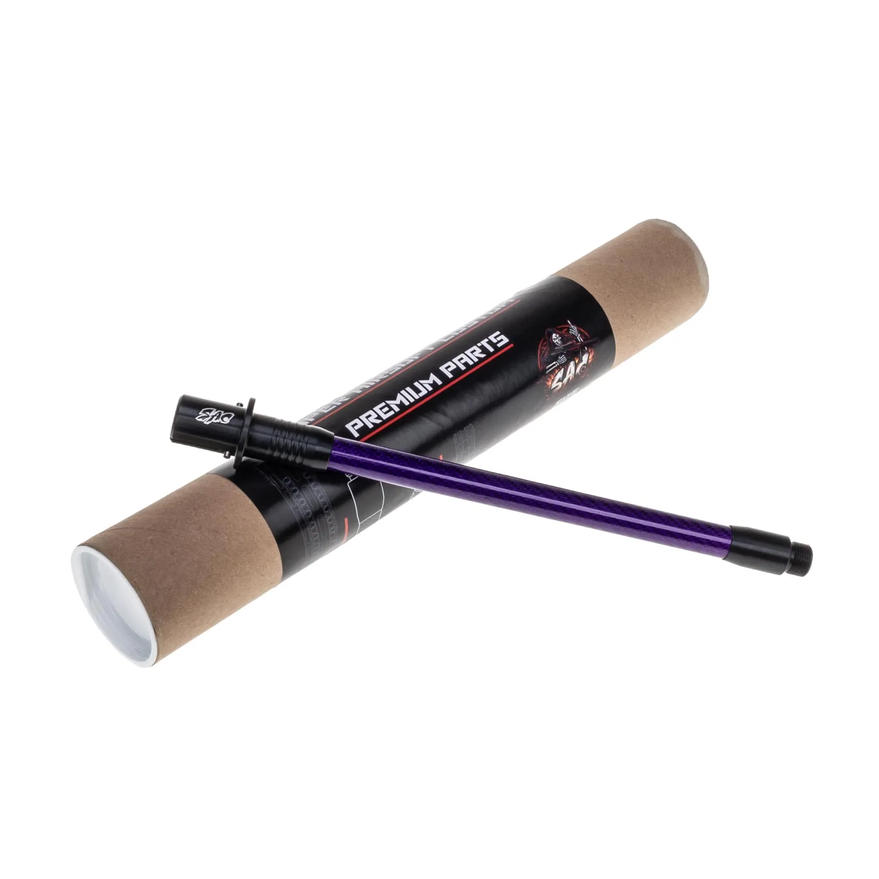 SAC Hybrid CNC-Carbon Speedsoft Barrel 10", Purple