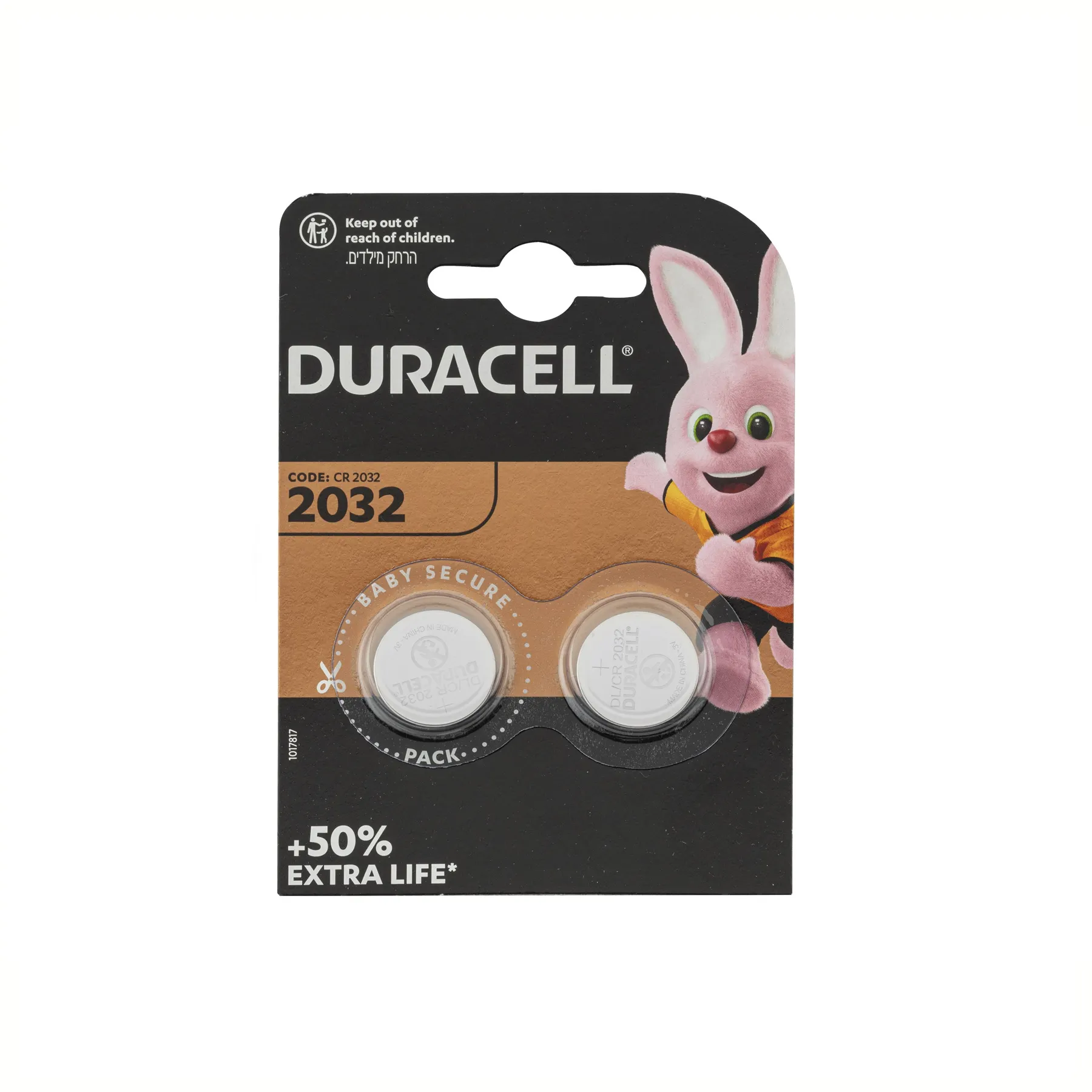 Duracell CR2032 Batterie, 2pcs