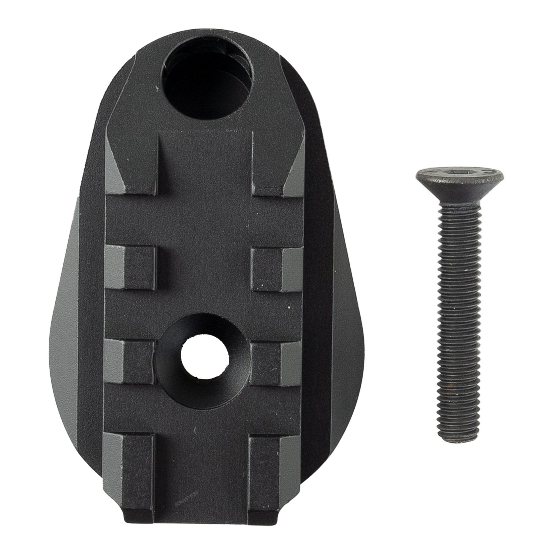 M4 AEG Picatinny Rail Stock Base, Black