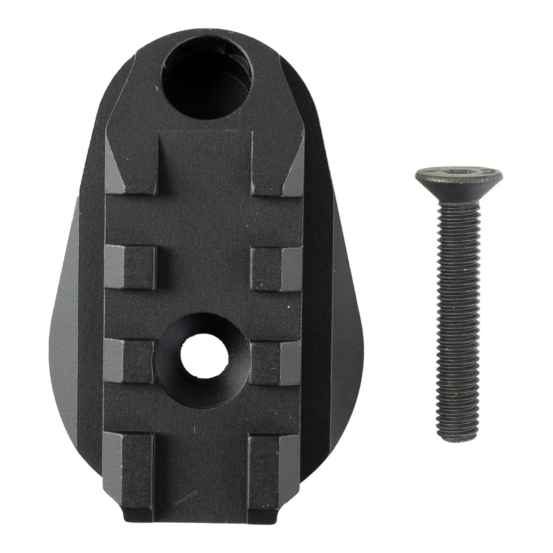M4 AEG Picatinny Rail Stock Base, Black M4 AEG Picatinny Rail Stock Base, Black