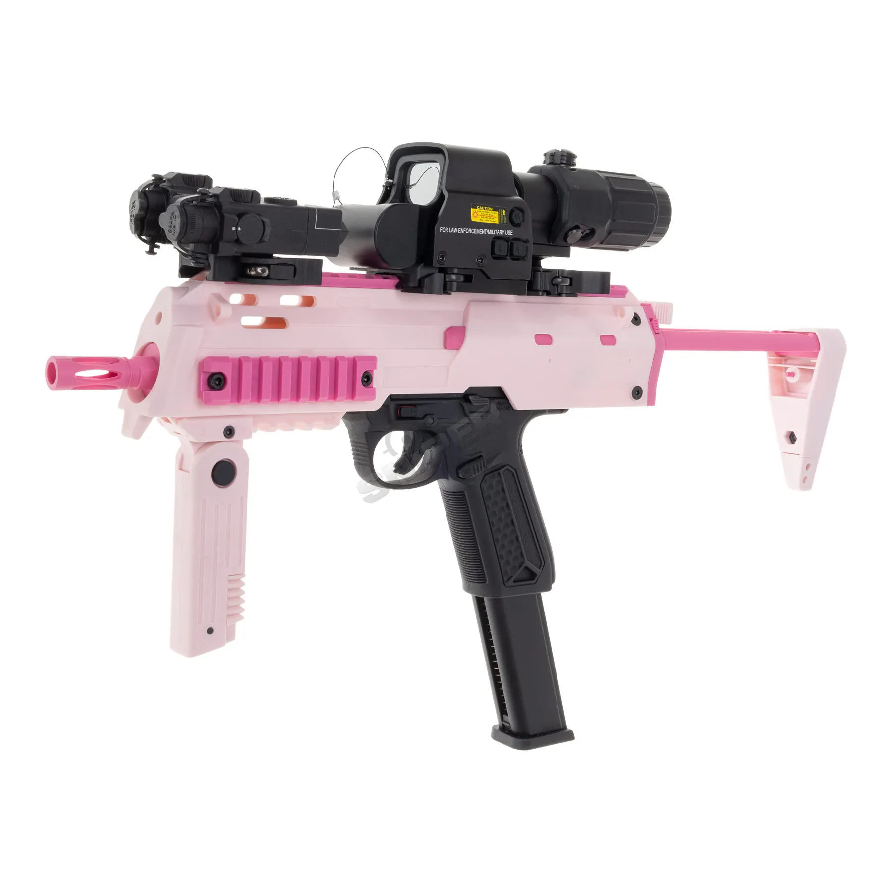 Prep my Airsoft - Action Army AAP 01 Assassin GBB Softair Pistole, Black/Pink Ultra