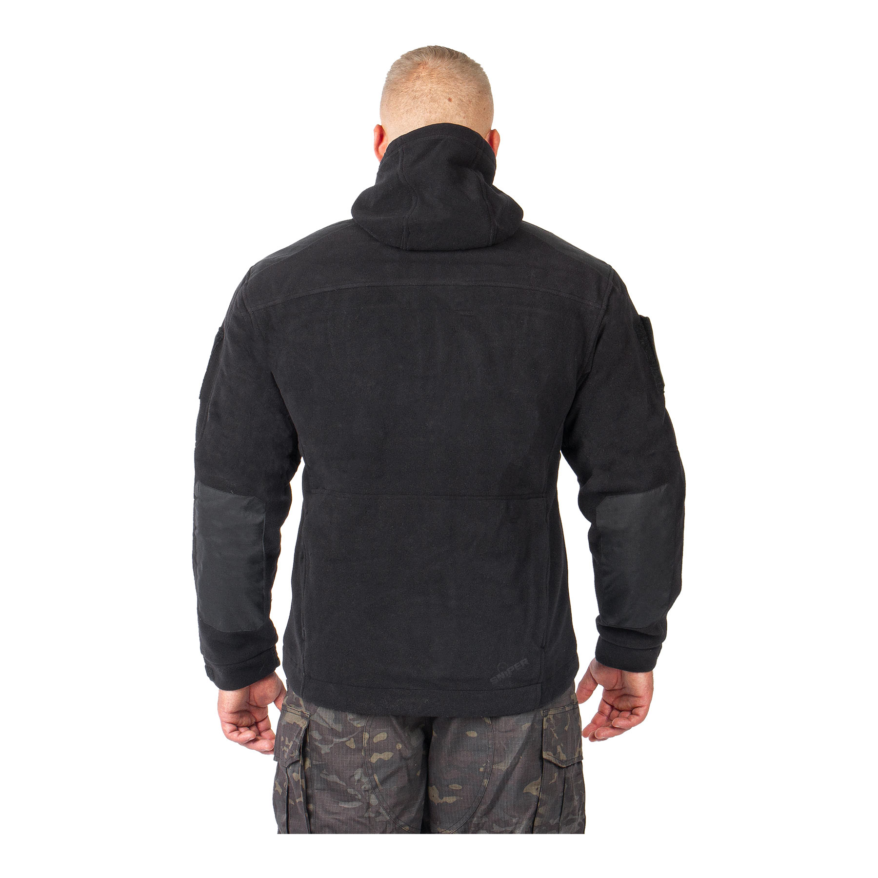 Fleece Jacke, Black