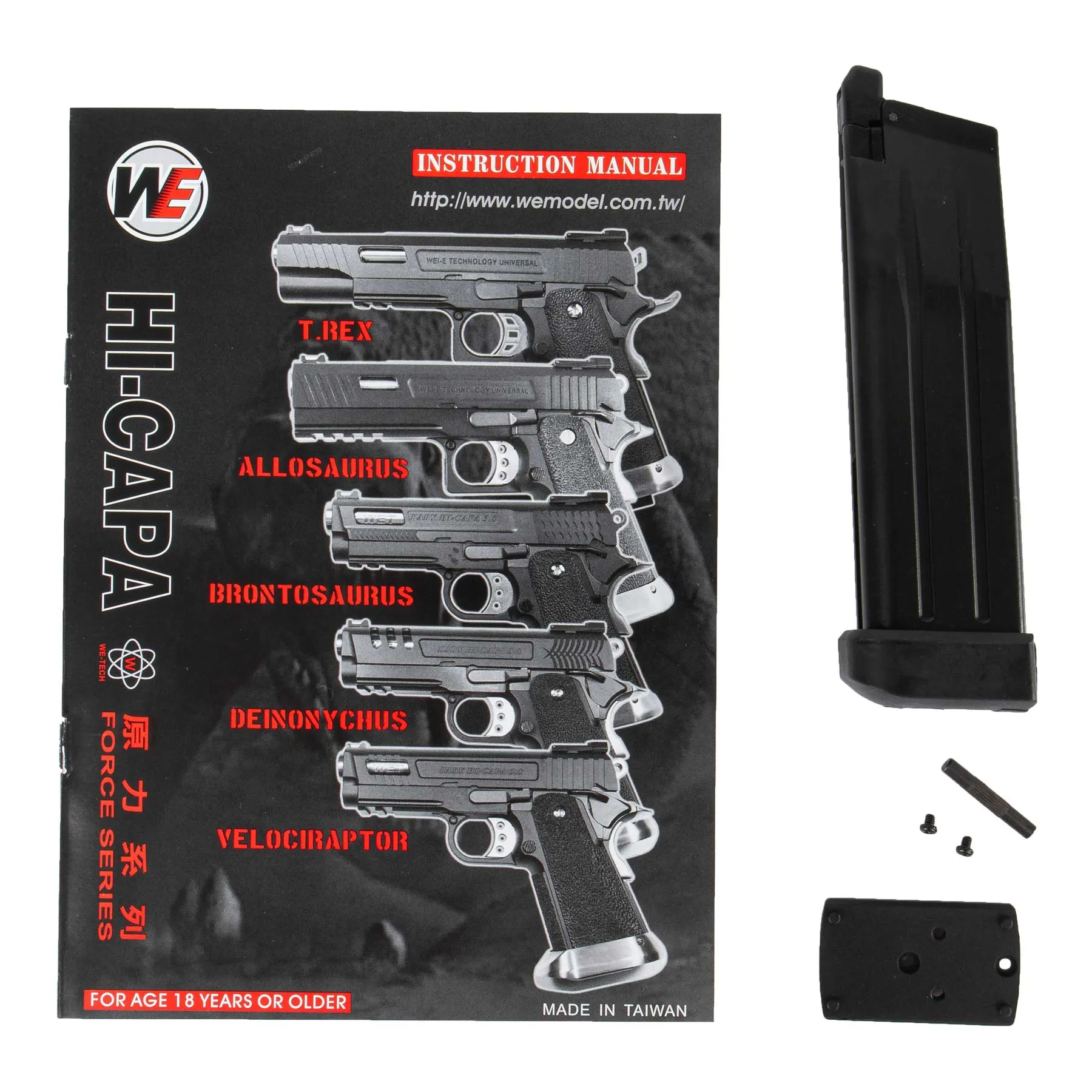 WE Hi-Capa 6 Gold Barrel Force Dualtone GBB Softair Pistole