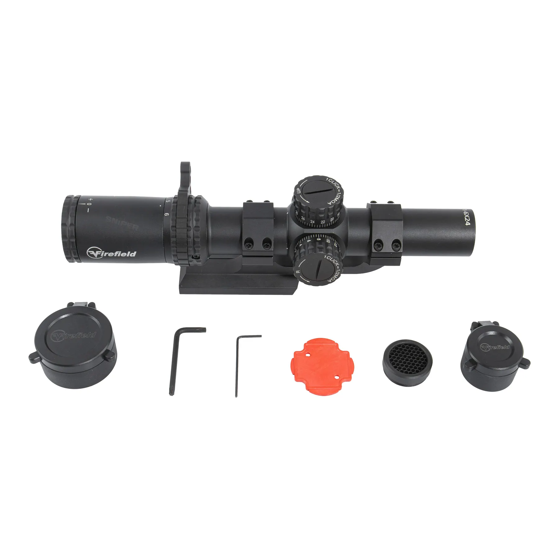 Rapid Strike 1-6x24 Zielfernrohr SFP Kit, Black Rapid Strike 1-6x24 Zielfernrohr SFP Kit, Black