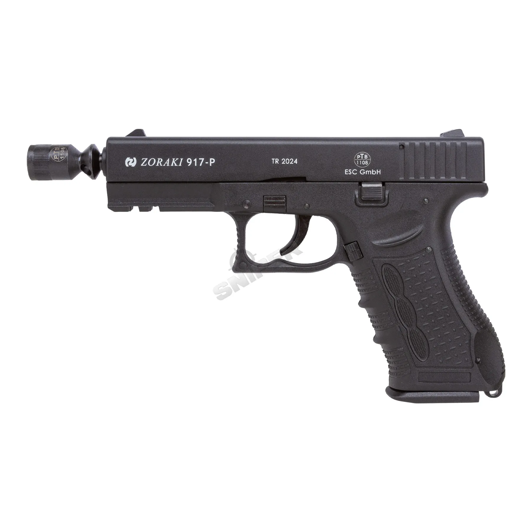 Zoraki 917 9mm P.A.K. Schreckschusspistole, Black
