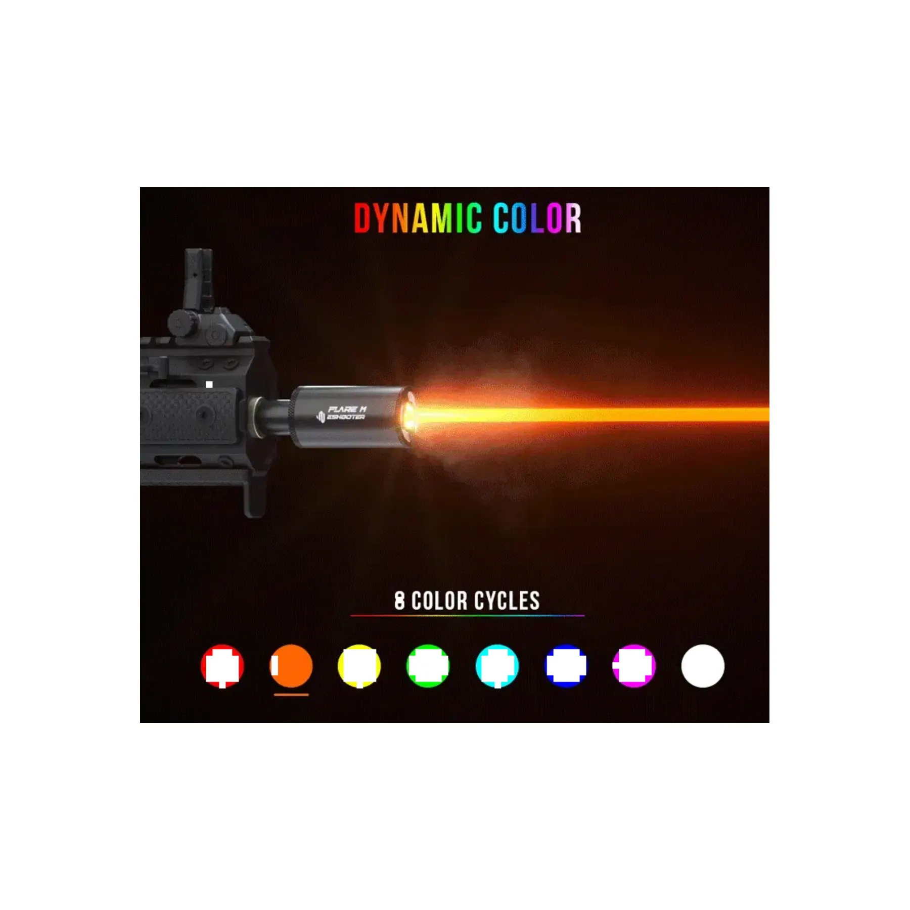 E-Shooter Tracer Unit Flare M, Black E-Shooter Tracer Unit Flare M, Black