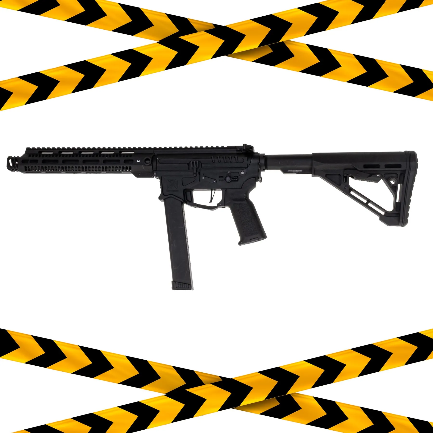 B-Ware Zion Arms PW9 M-Lok 10" (S)AEG, Black