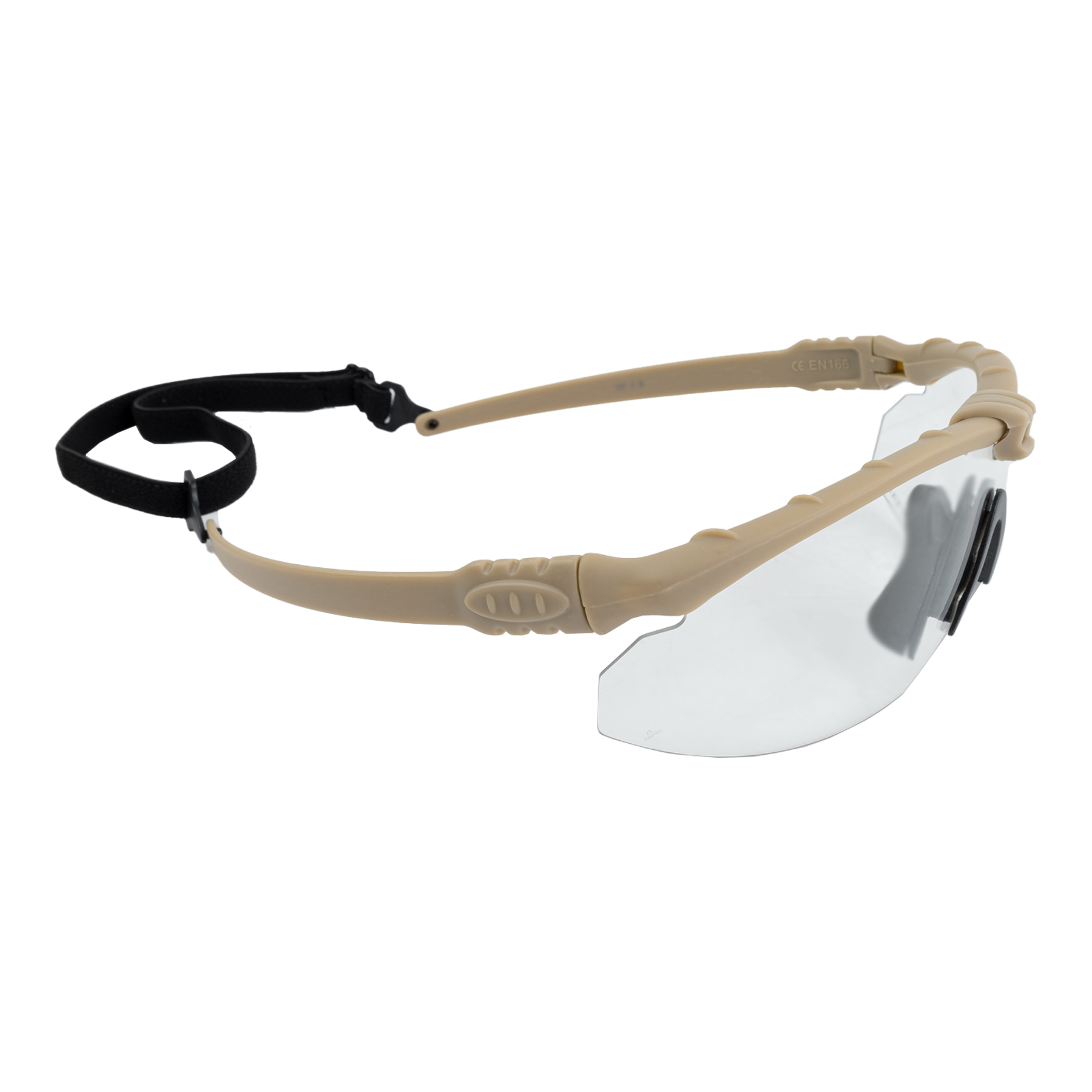 NP Battle Pro´s Schutbrille Tan, Clear Lense