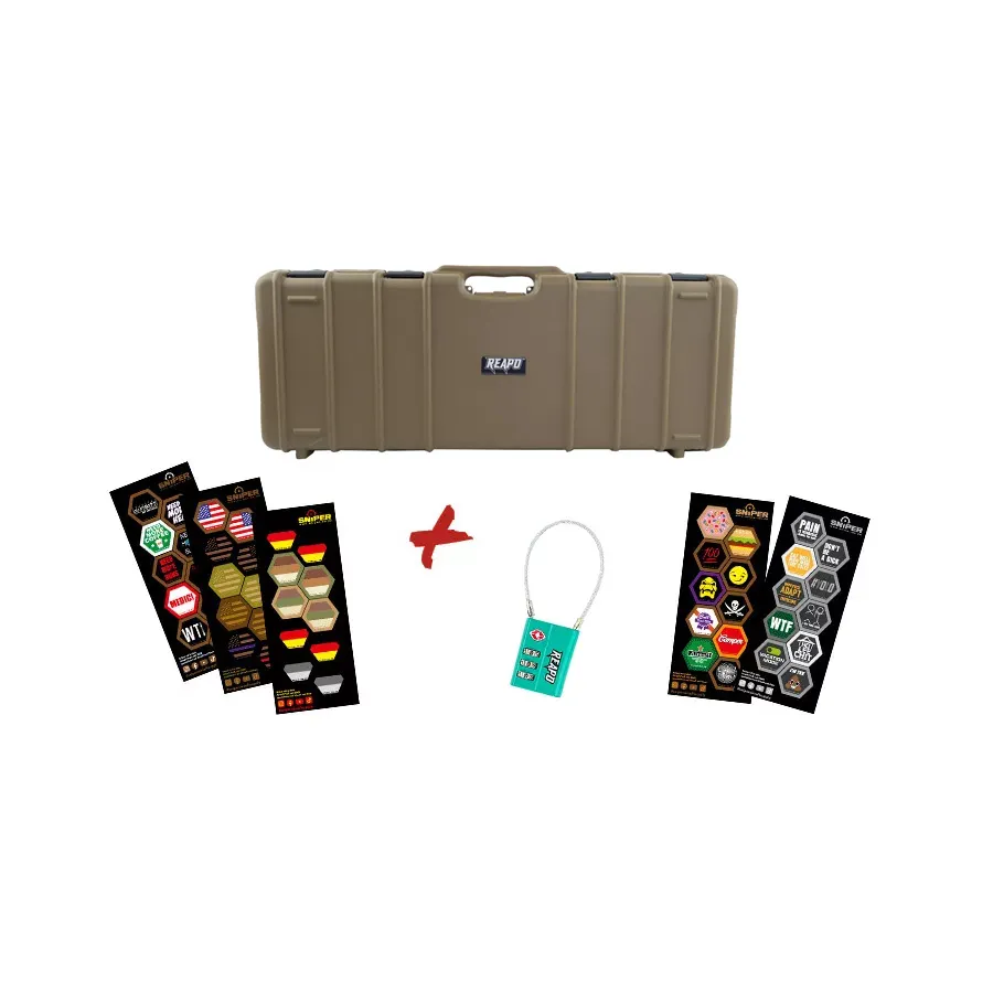 Kofferset Reapo Waffenkoffer 90cm Wavefoam