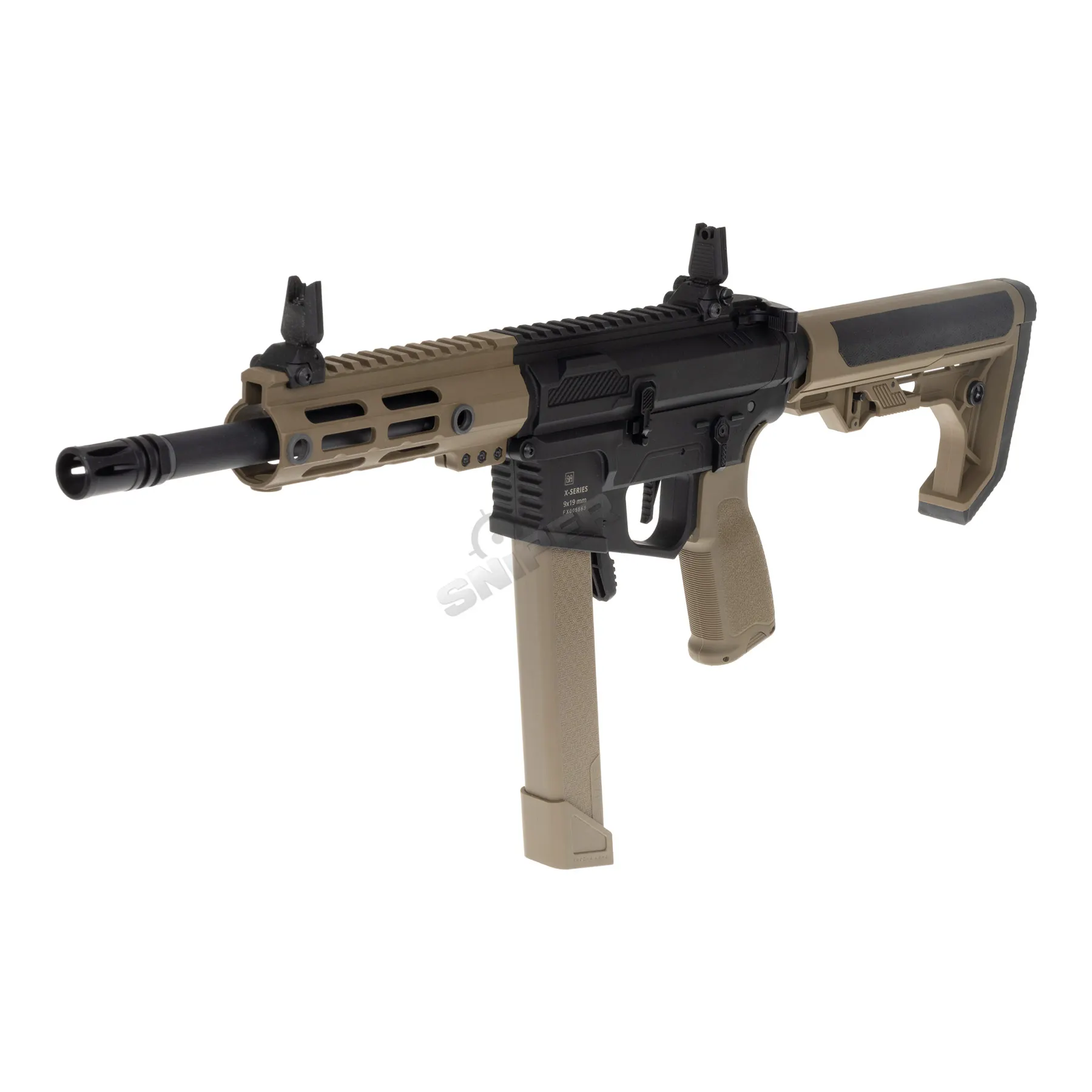 Specna Arms SA-FX01 Flex w/ HAL ETU < 0,5 Joule Softair Gewehr, Half-Tan