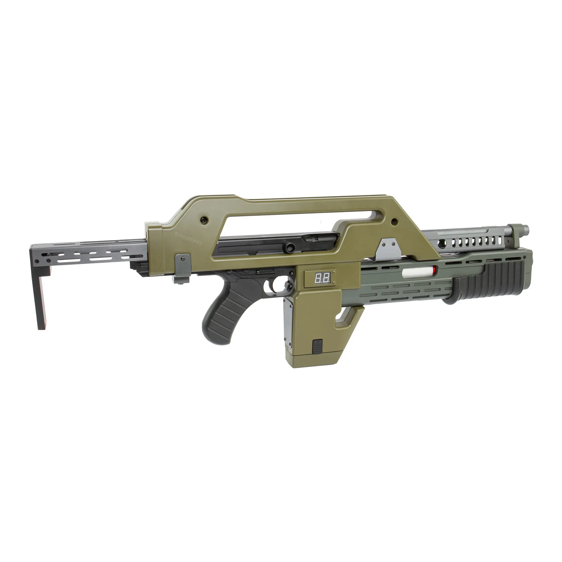 Snow Wolf M41A Alien Pulse Rifle AEG, Green Snow Wolf M41A Alien Pulse Rifle AEG, Green