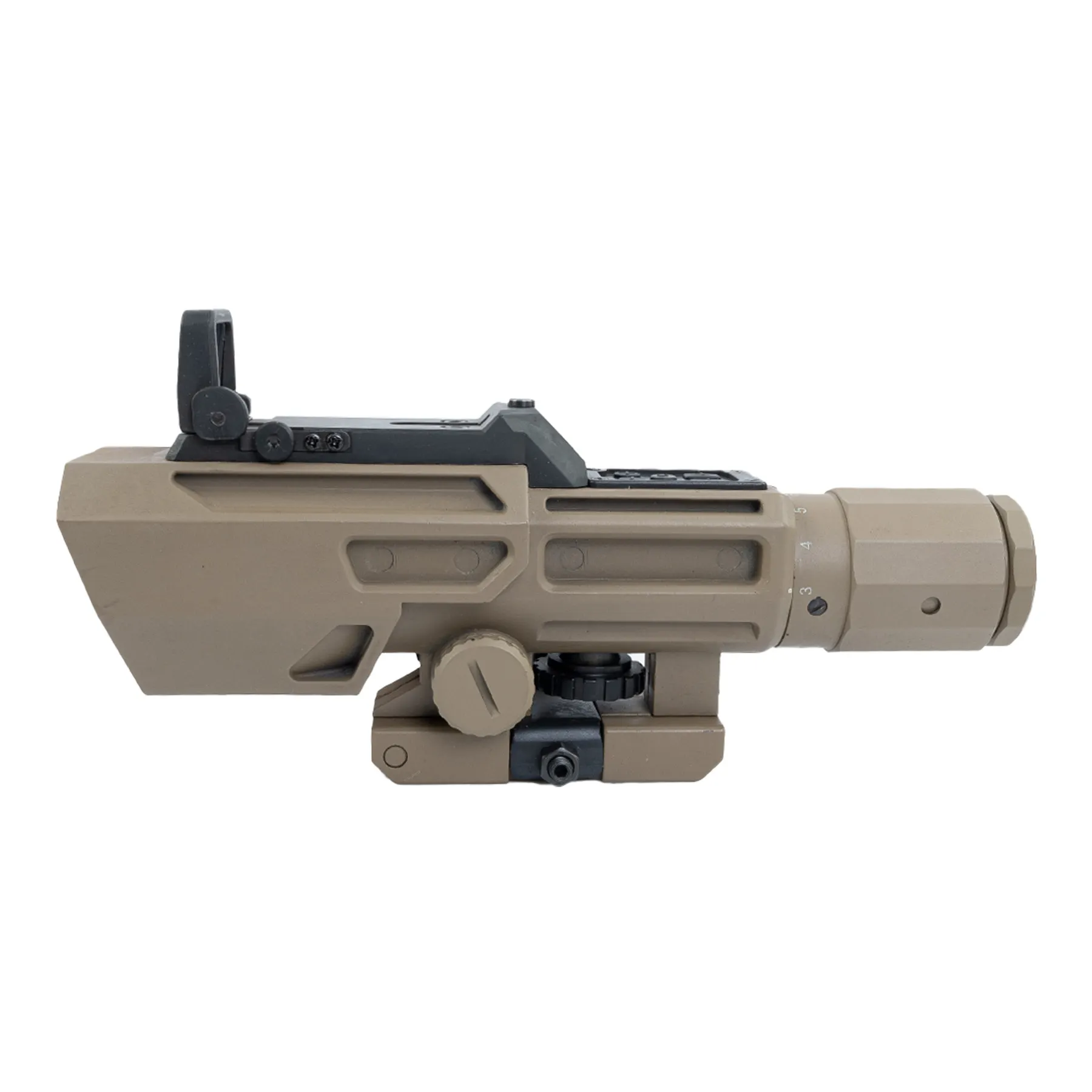 ADO 3-9X42 Scope inkl. Flip Up Red Dot, Tan