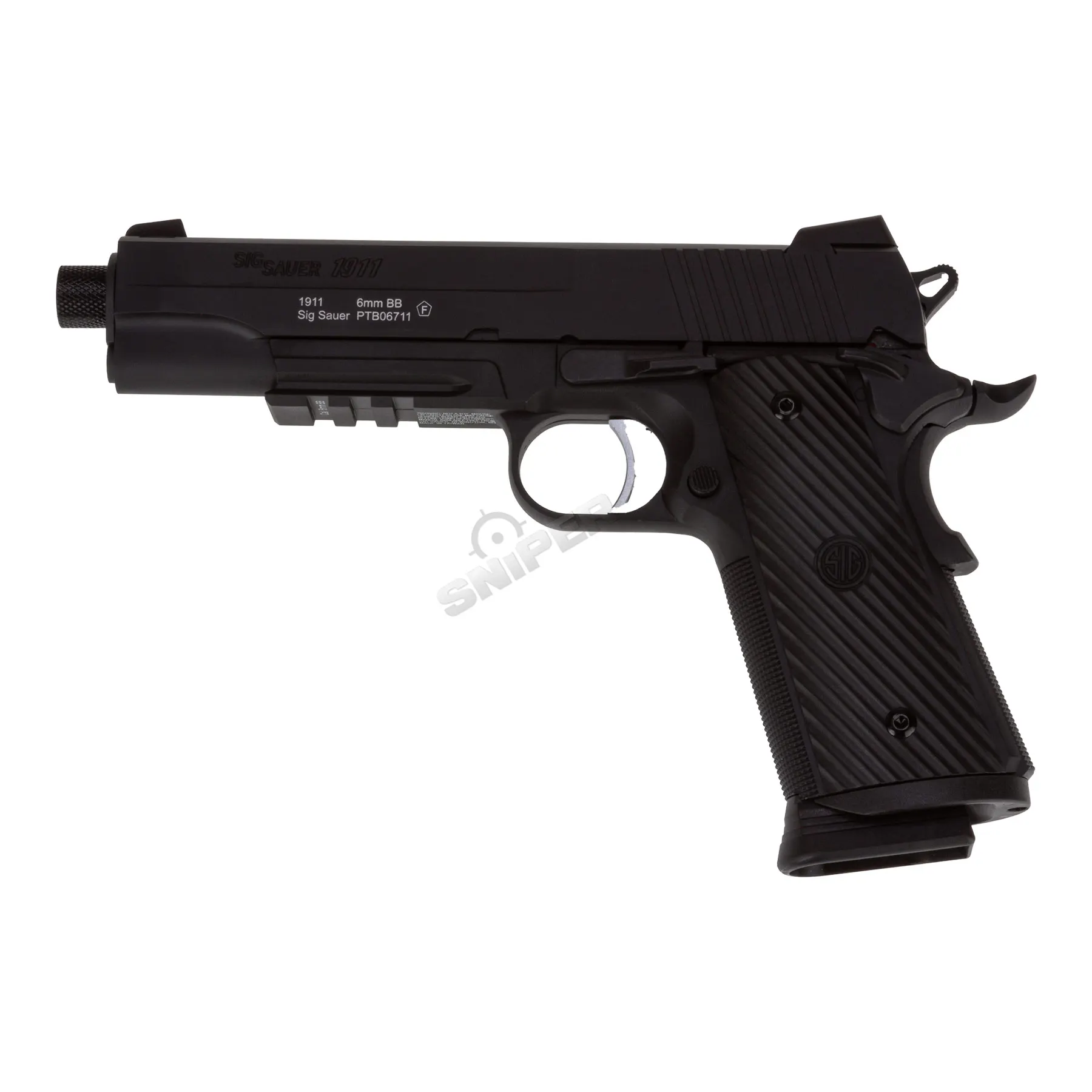 Sig Sauer ProForce 1911 TACOPS Co2 Pistole, Black Sig Sauer ProForce 1911 TACOPS Co2 Pistole, Black