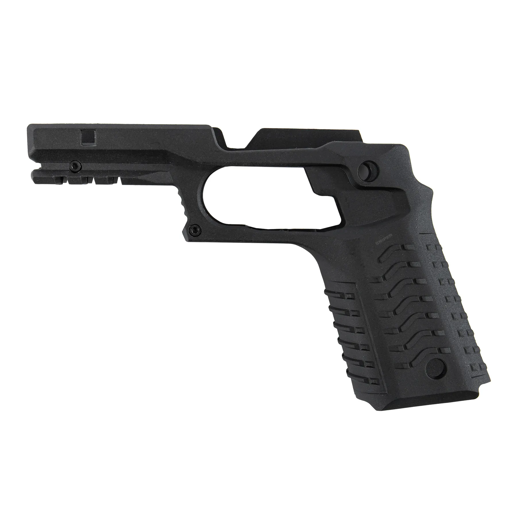 Lower Frame Cover Railed, Black Lower Frame Cover Railed, Black