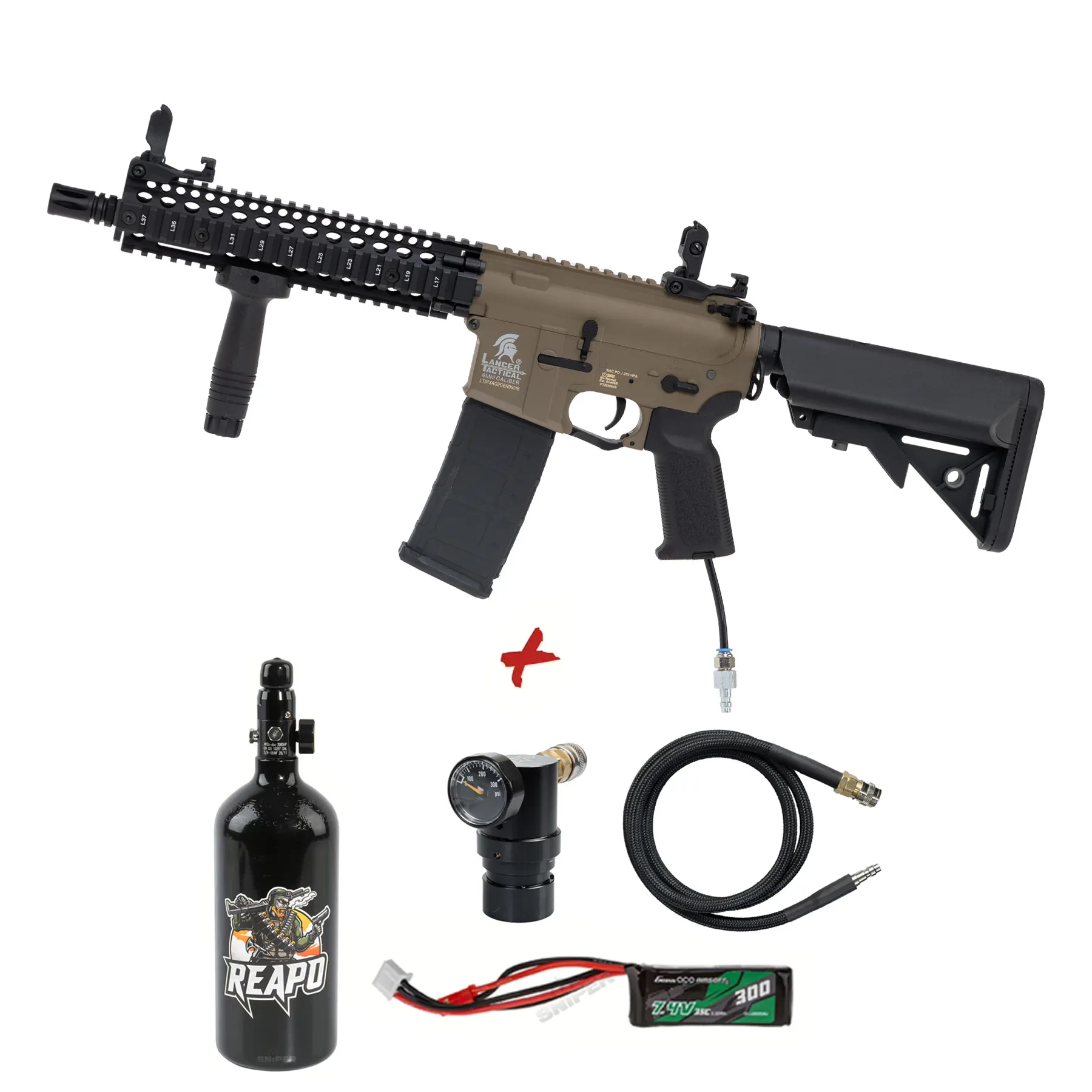 HPA Deal #1 - SAC x Polarstar Lancer MK18, Dualtone HPA Deal #1 - SAC x Polarstar Lancer MK18, Dualtone