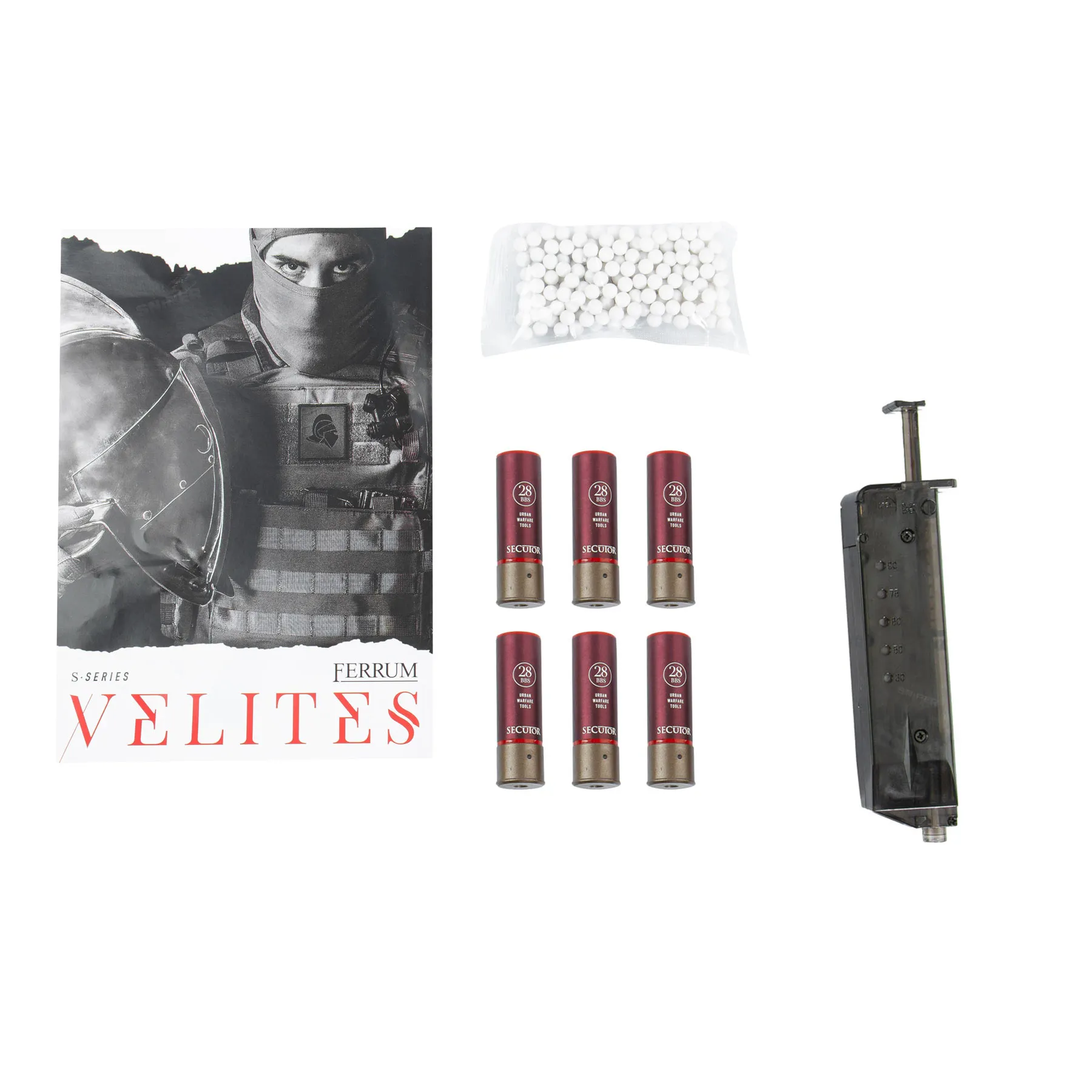 Velites Ferrum Pumpgun S-XI, Black Velites Ferrum Pumpgun S-XI, Black