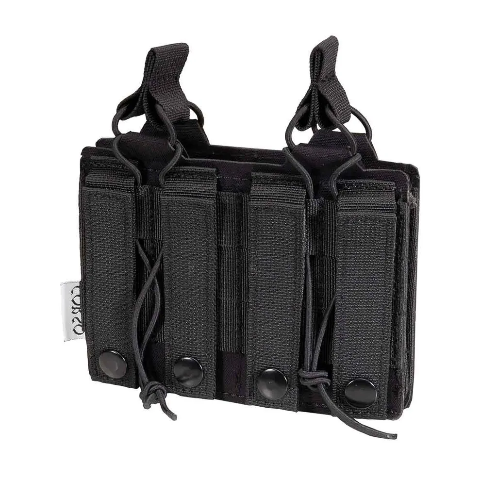 Corso Tactical Double Mag-Pouch Dagger MK1 für M4, Black