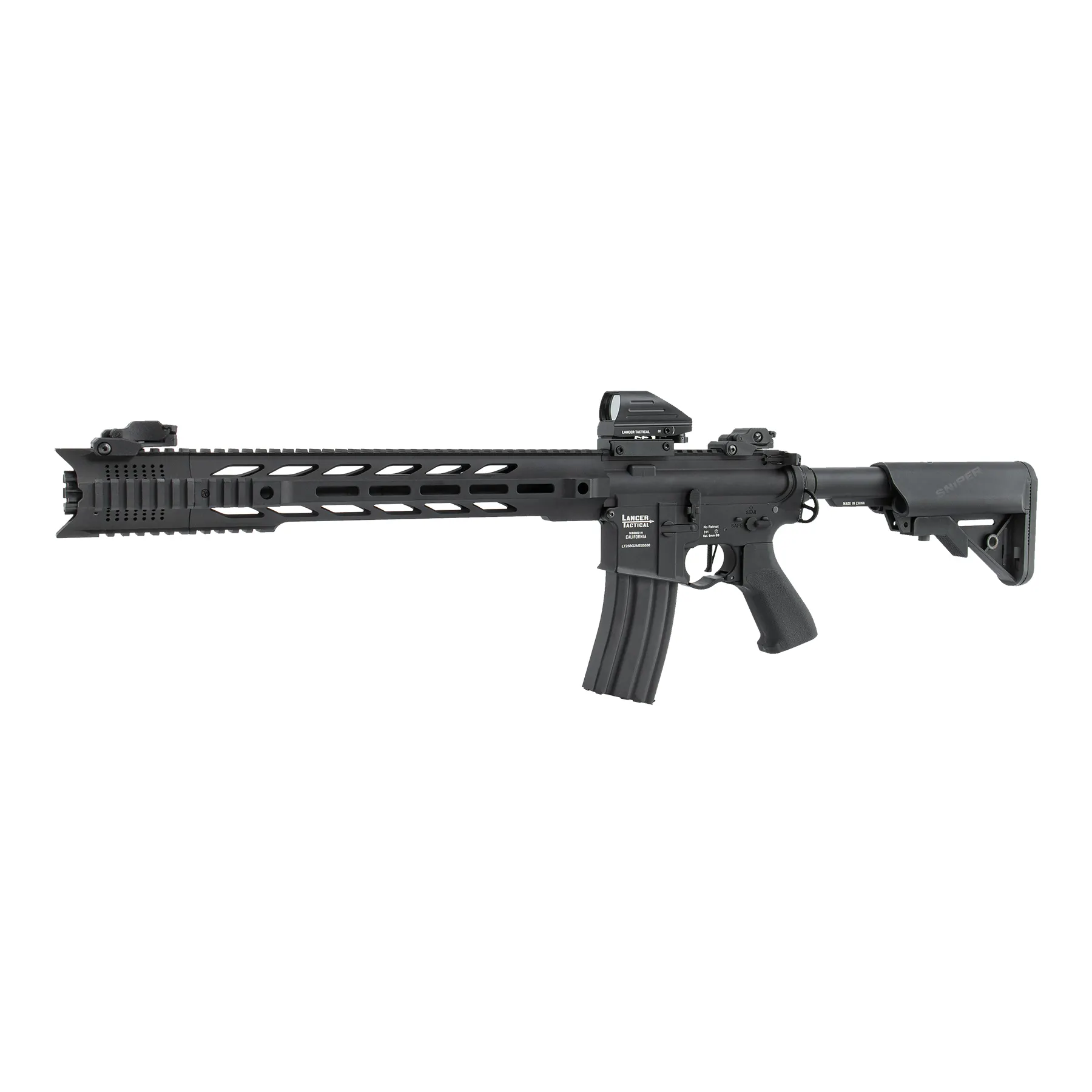 Interceptor Hybrid 10" (S)AEG w/ Reflex Sight, Black