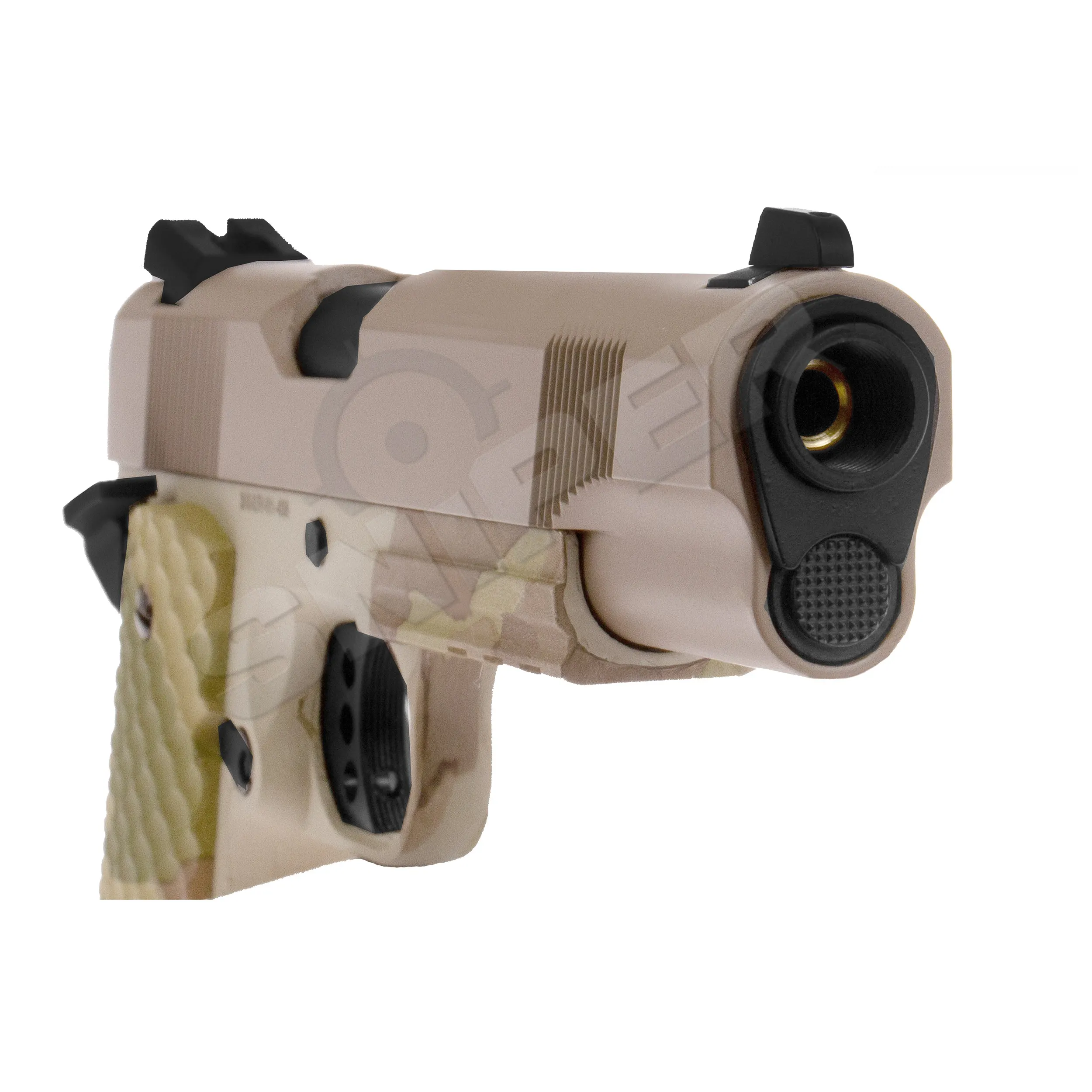 Raven 1911 MEU Railed GBB, Camo/Tan Raven 1911 MEU Railed GBB, Camo/Tan