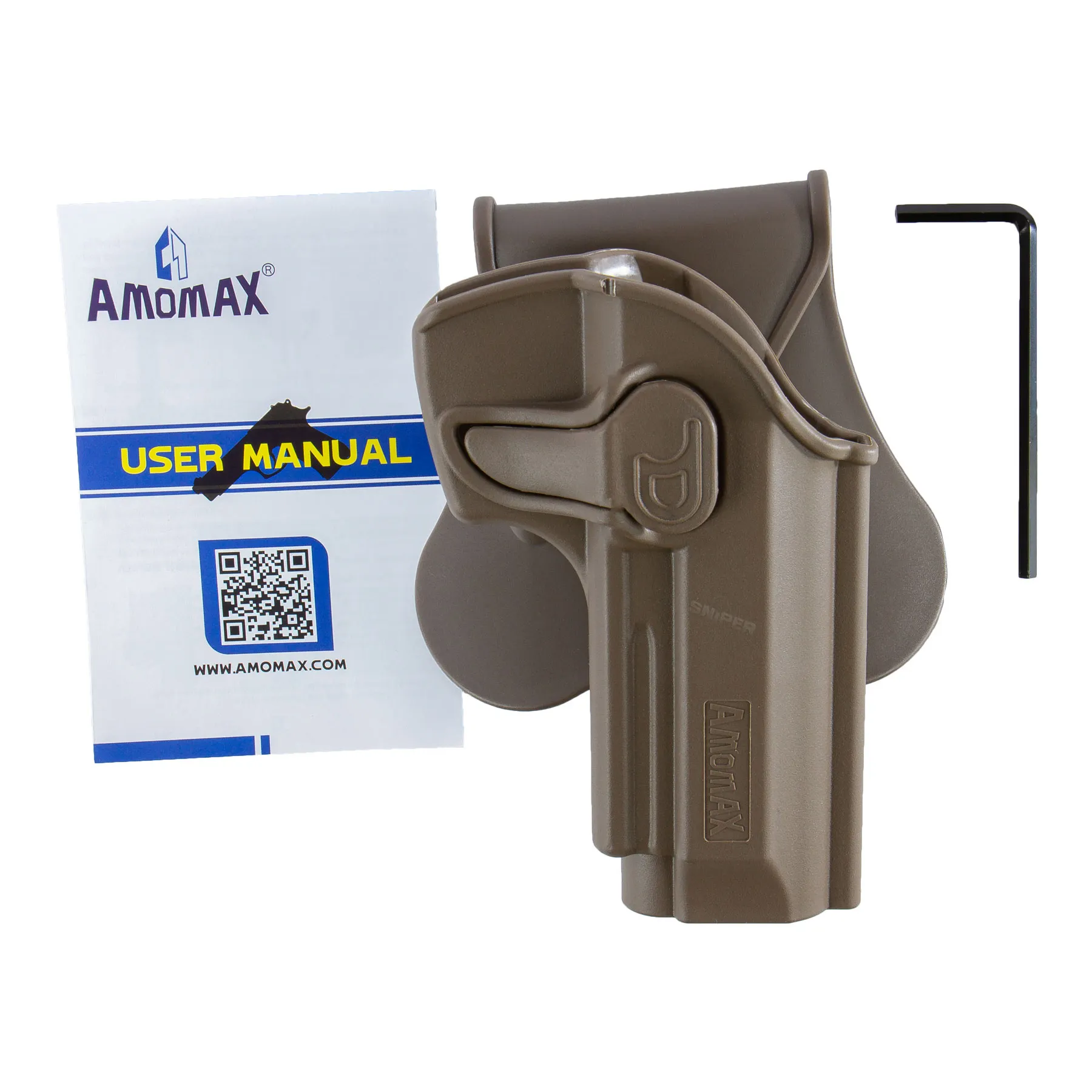 Holster für WE/KJW/KWA/TM M9, Dark Earth
