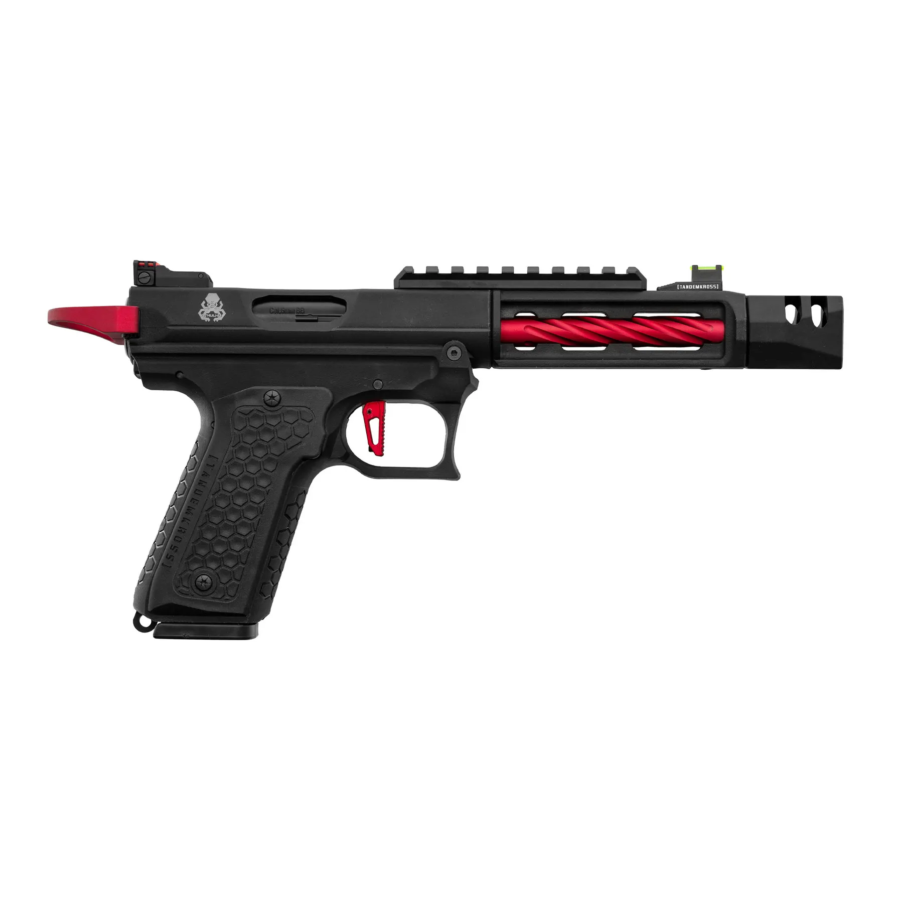 Lancer Tandemkross Cthulhu GBB Softair Pistole, Black/Red