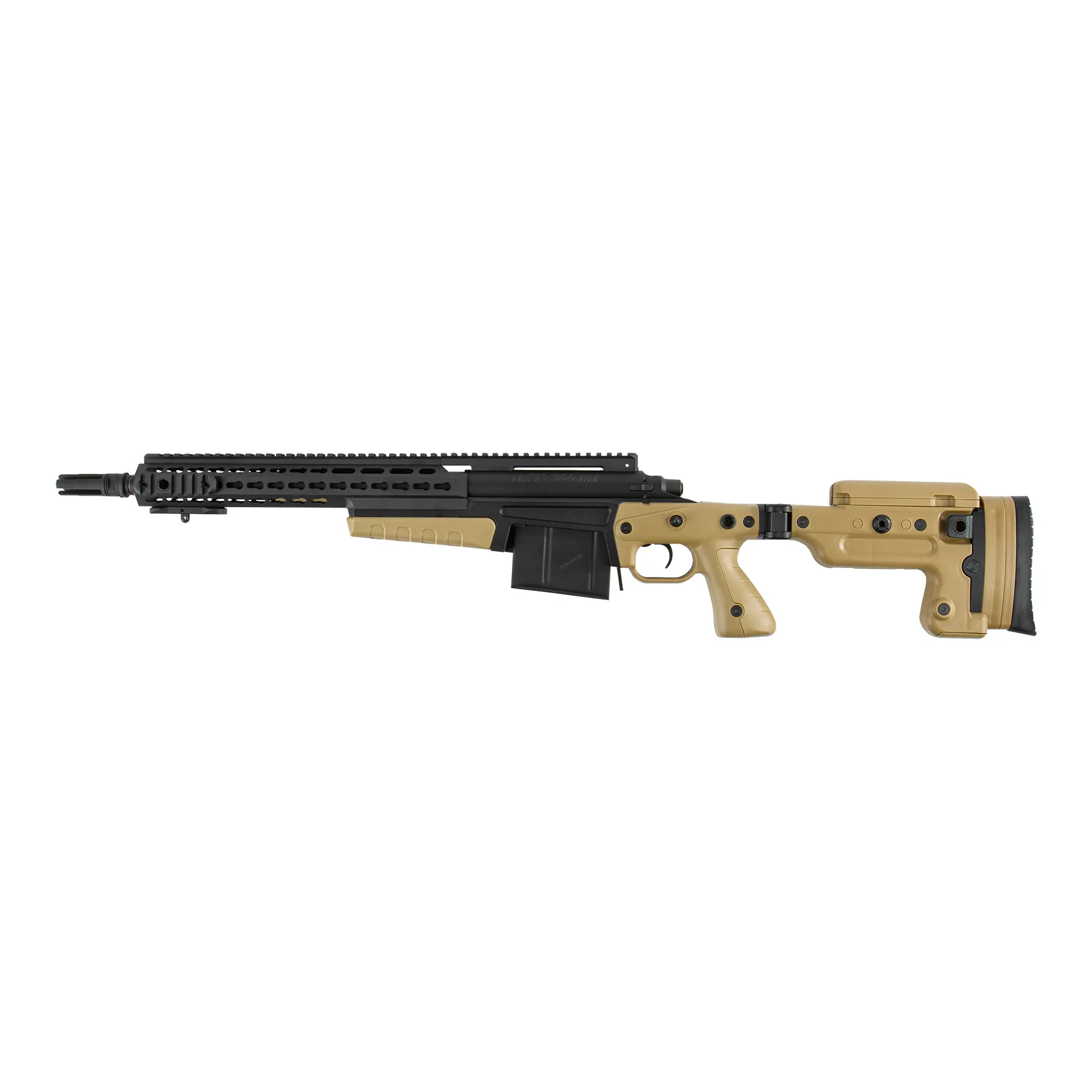 AI MK13 Compact Sniper Rifle, Black & Tan