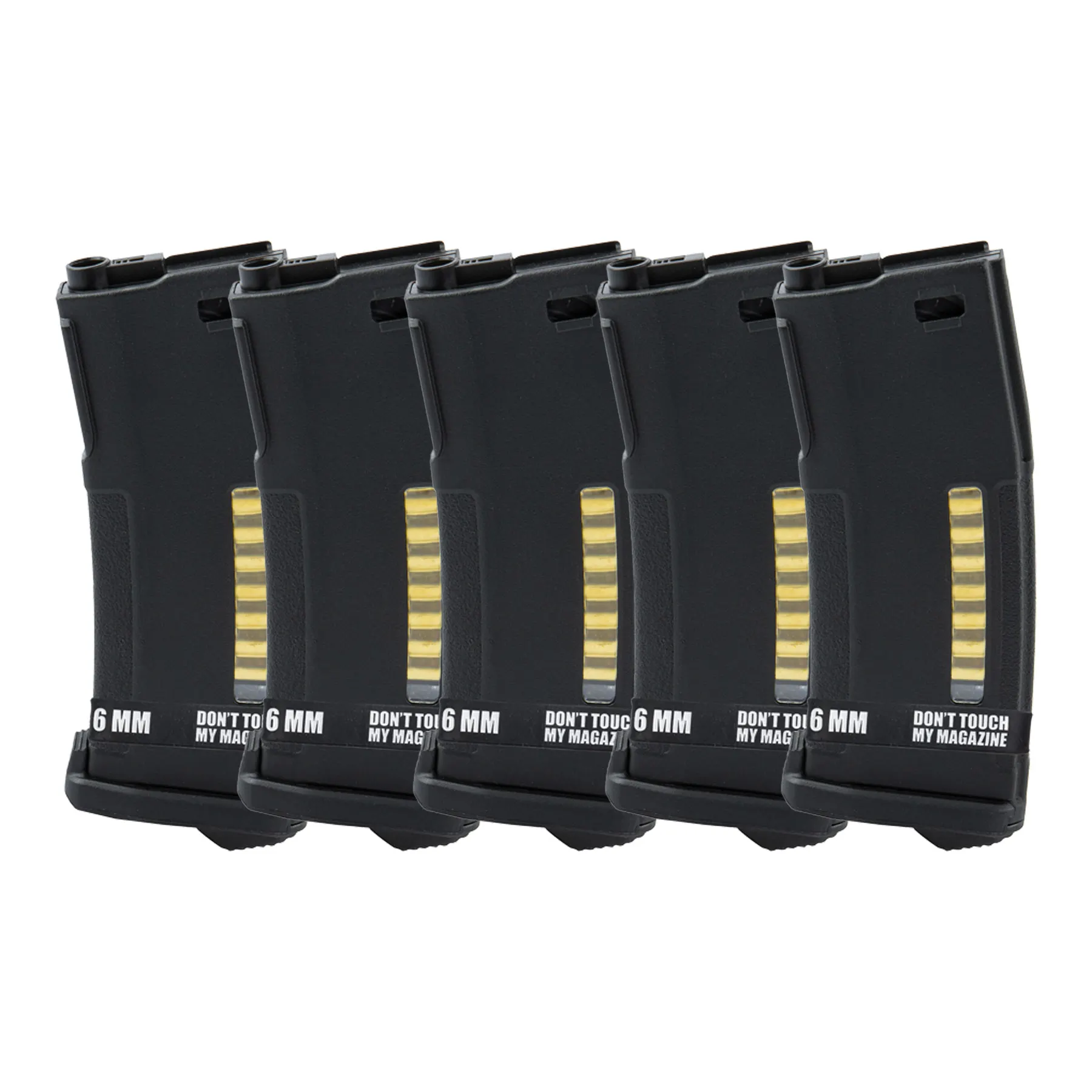 PTS Enhanced Polymer Magazine 150rds, Black, 5er-Set