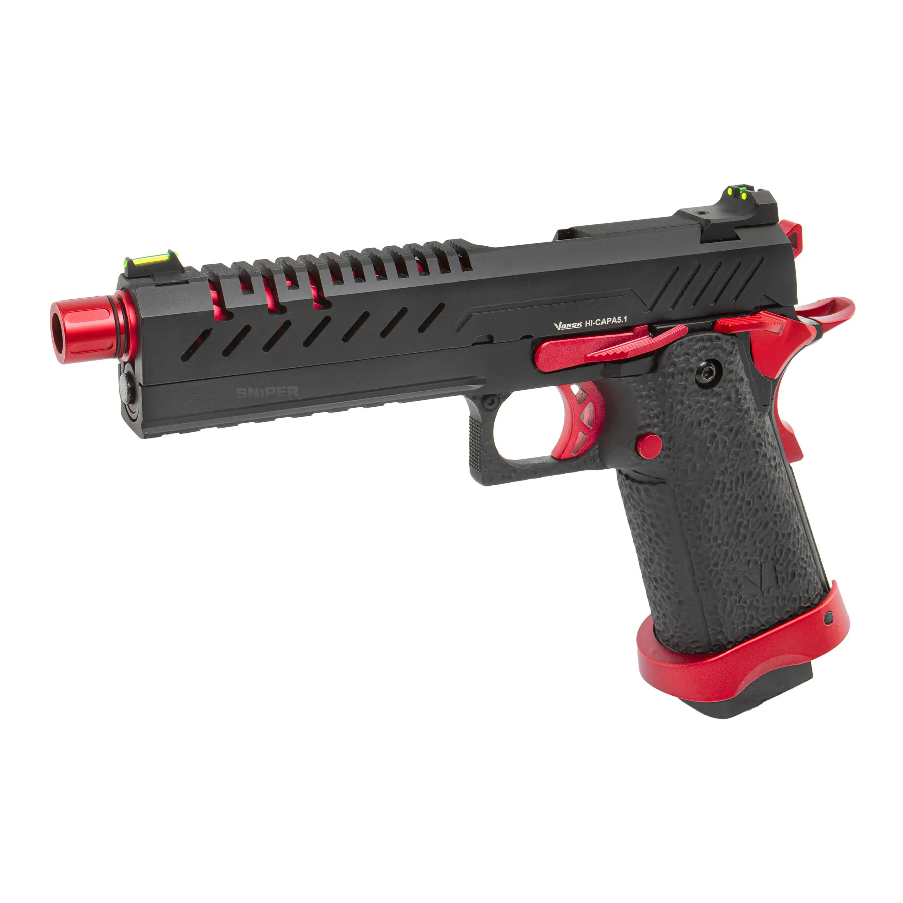 Vorsk Hi-Capa 5.1 Red Match GBB Softair Pistole