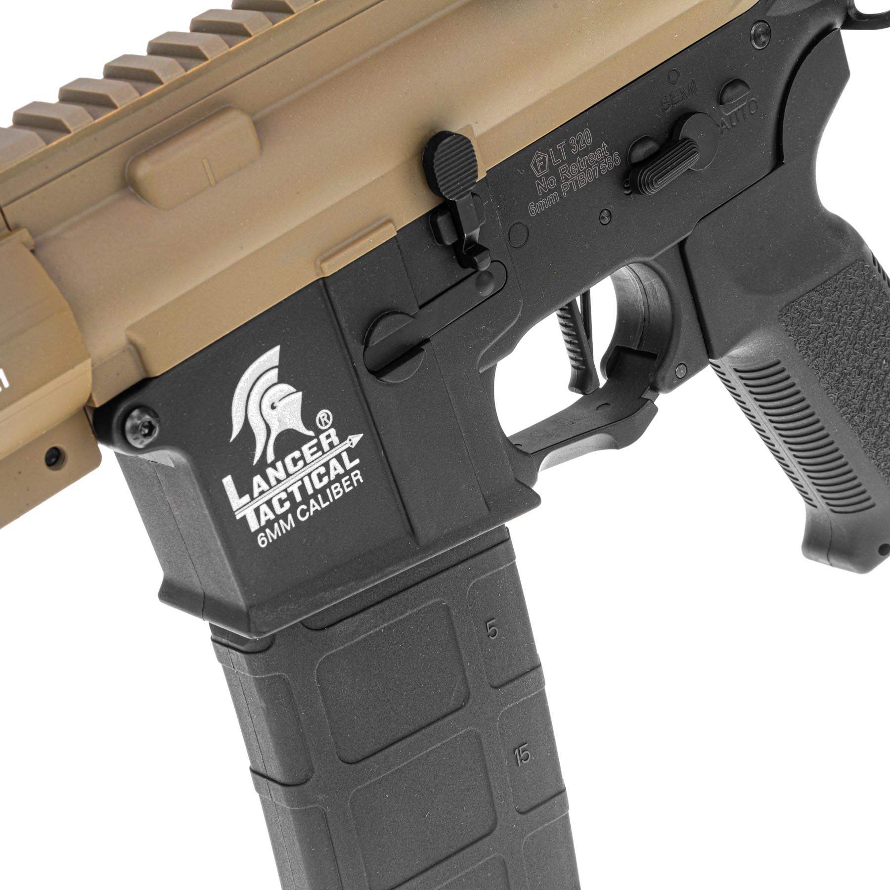 Lancer LT-39 M-Lock 11" Gen 3 w/ Nebula ETU (S)AEG, Half-Tan