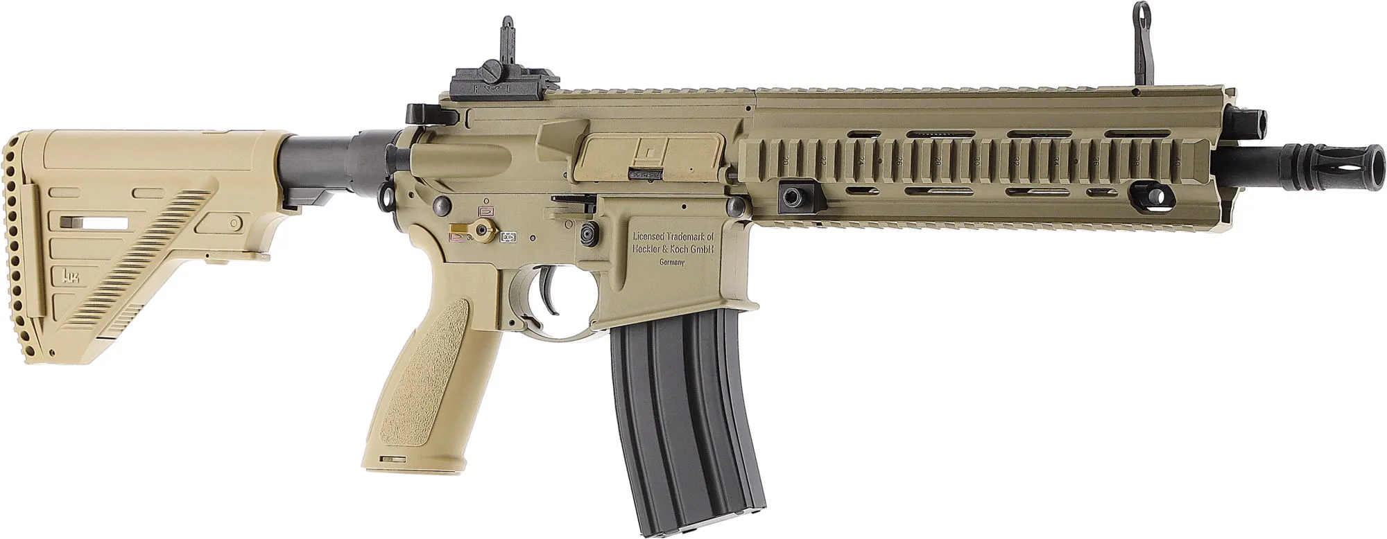 Heckler und Koch HK416 A5 EyeTrace SL (S)AEG, Tan/Brown