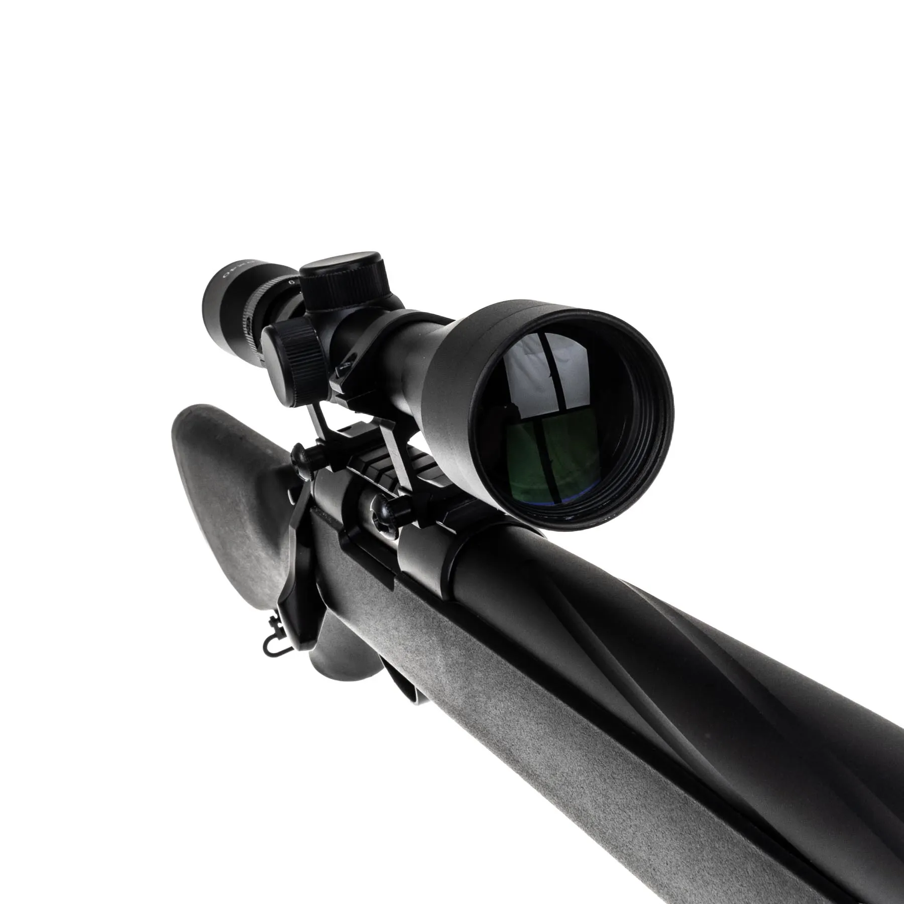 WELL MB03 VSR10 Scharfschützengewehr w/ Scope & Bipod, Black