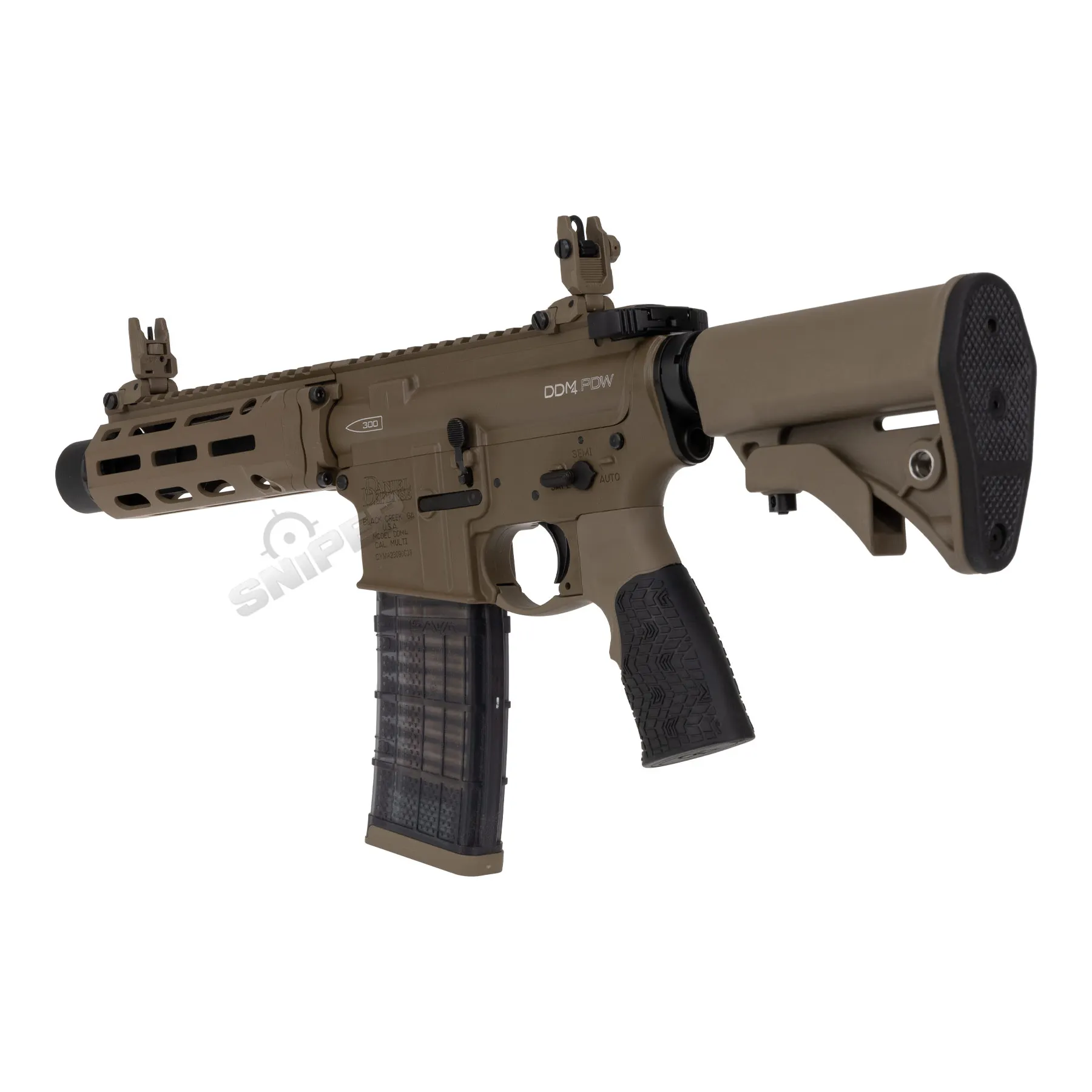 EMG x Daniel Defense DDM4 PDW SBR GBB, Tan EMG x Daniel Defense DDM4 PDW SBR GBB, Tan