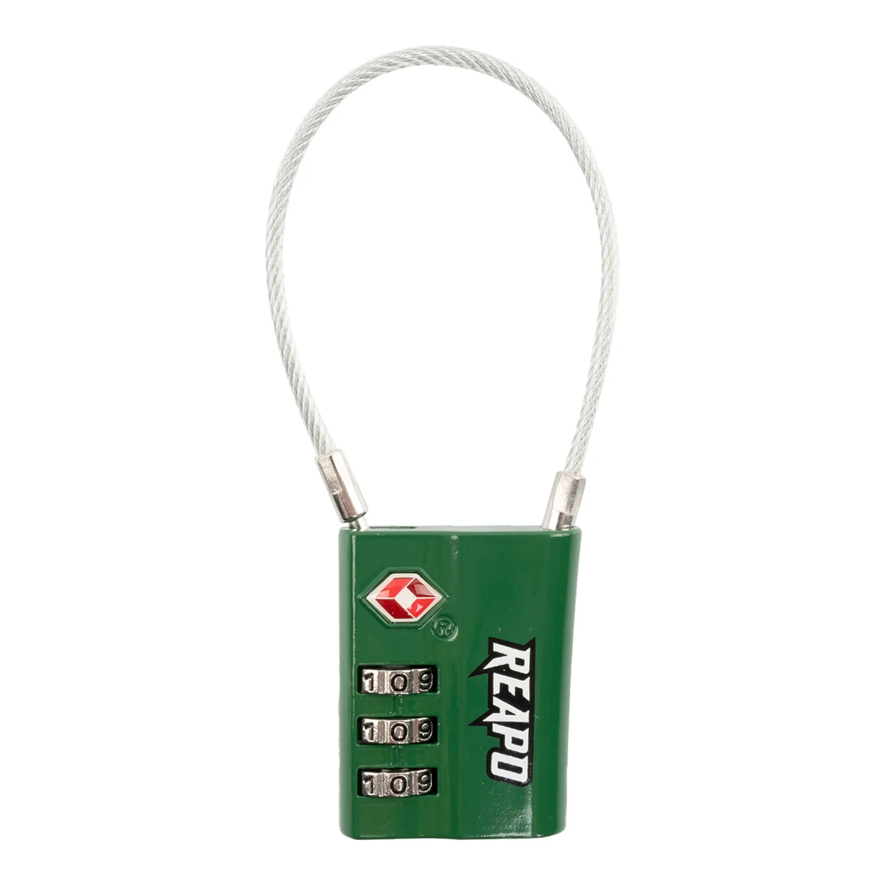 Reapo XL Zahlenschloss TSA lock, Dark Green