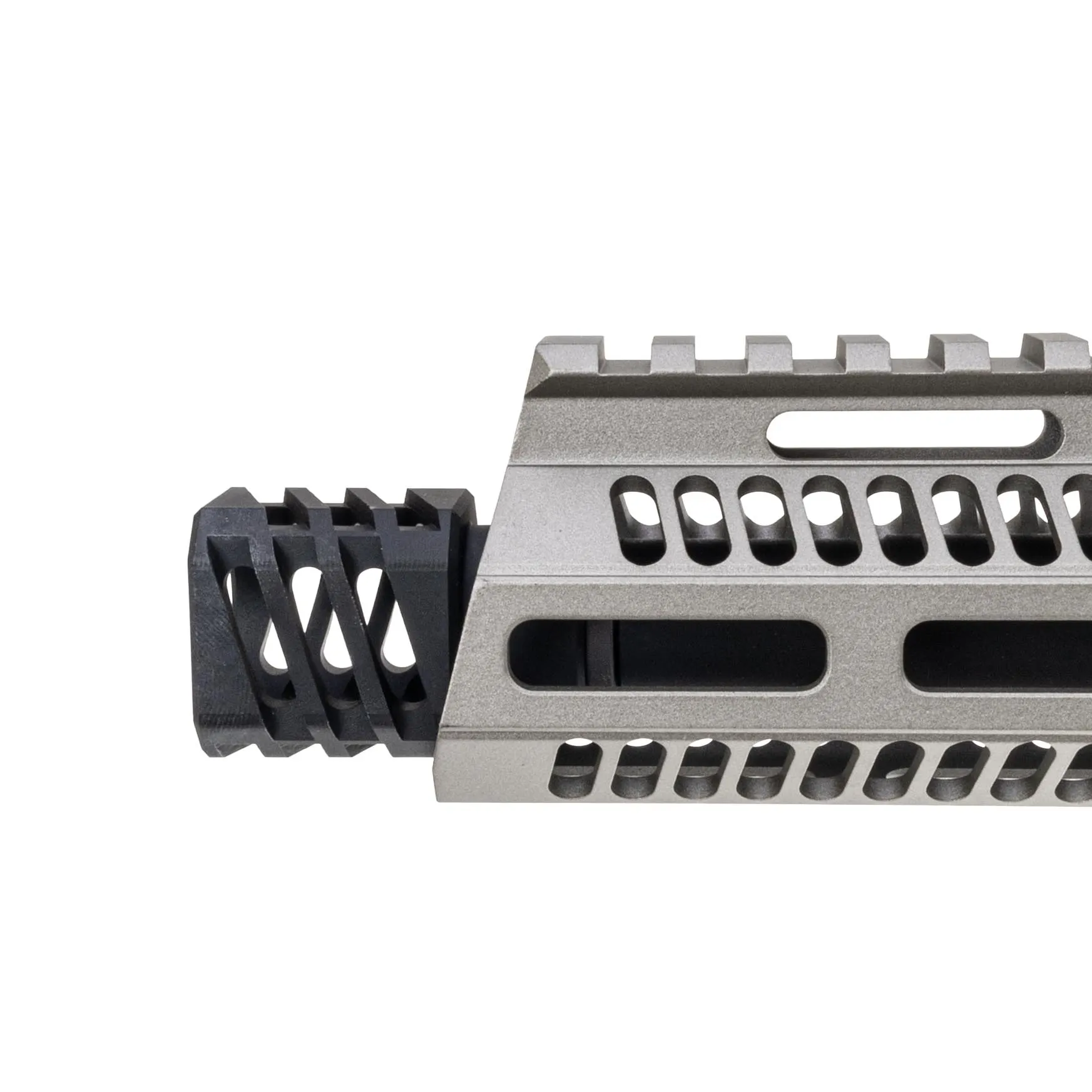 Zion Arms PW9 M-Lok 10" (S)AEG, Silber