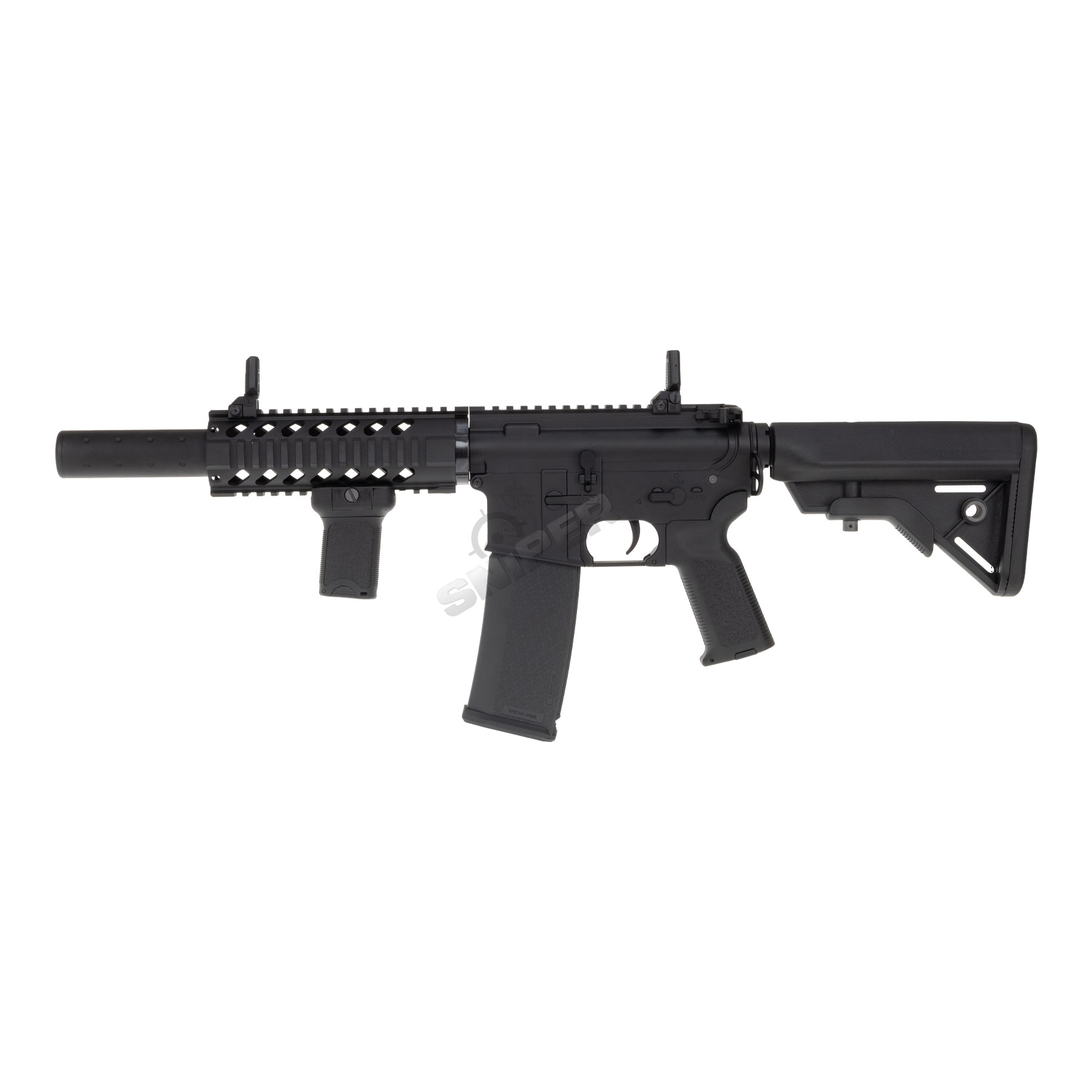 Einsteiger Set #2 - Specna Arms SA-E11 Edge w/ Kestrel ETU < 0,5 Joule Softair Gewehr, Black