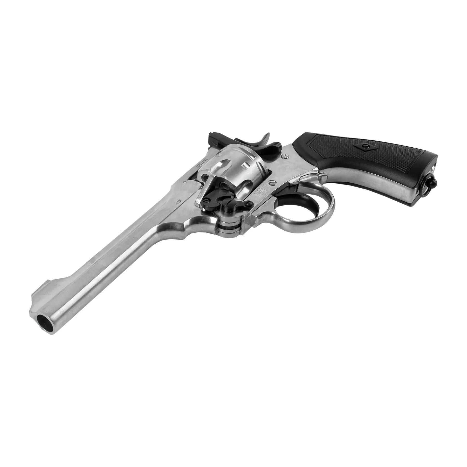Win Gun Webley MKIV. 455 Revolver Silver CO2 Win Gun Webley MKIV. 455 Revolver Silver CO2