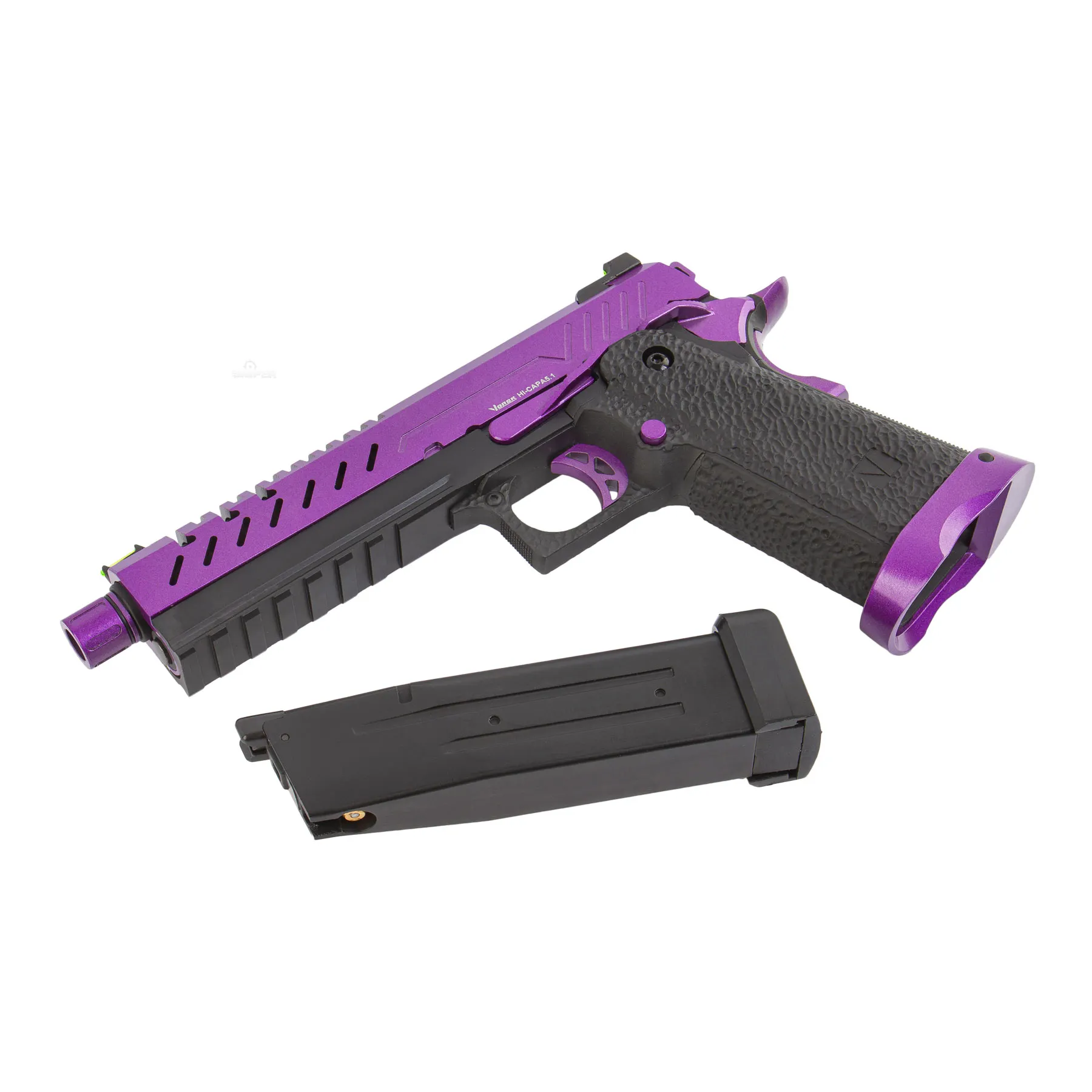 Vorsk Hi-Capa 5.1 Purple GBB Softair Pistole