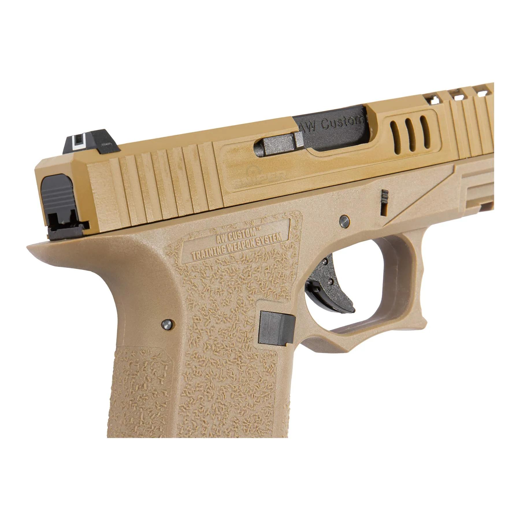 AW Custom VX7 Mod.2 GBB Softair Pistole, FDE