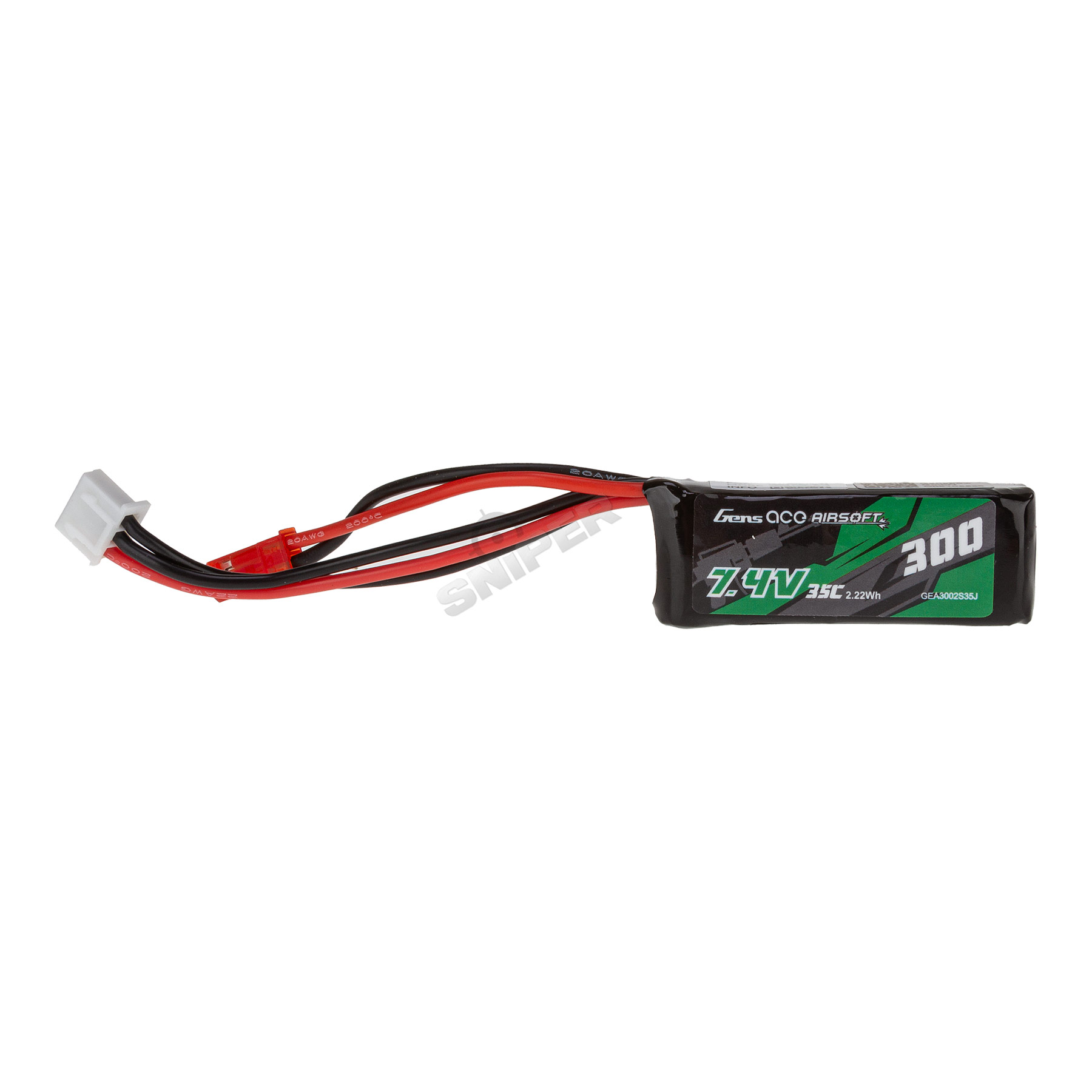 HPA 7,4V 300mAh 35C LiPo-Akku, 1 Stick