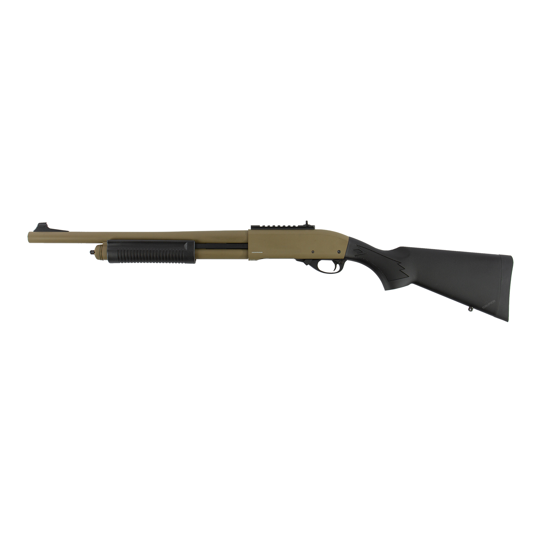 M870 Tri-Shot Action Gas Pumpgun, Tan