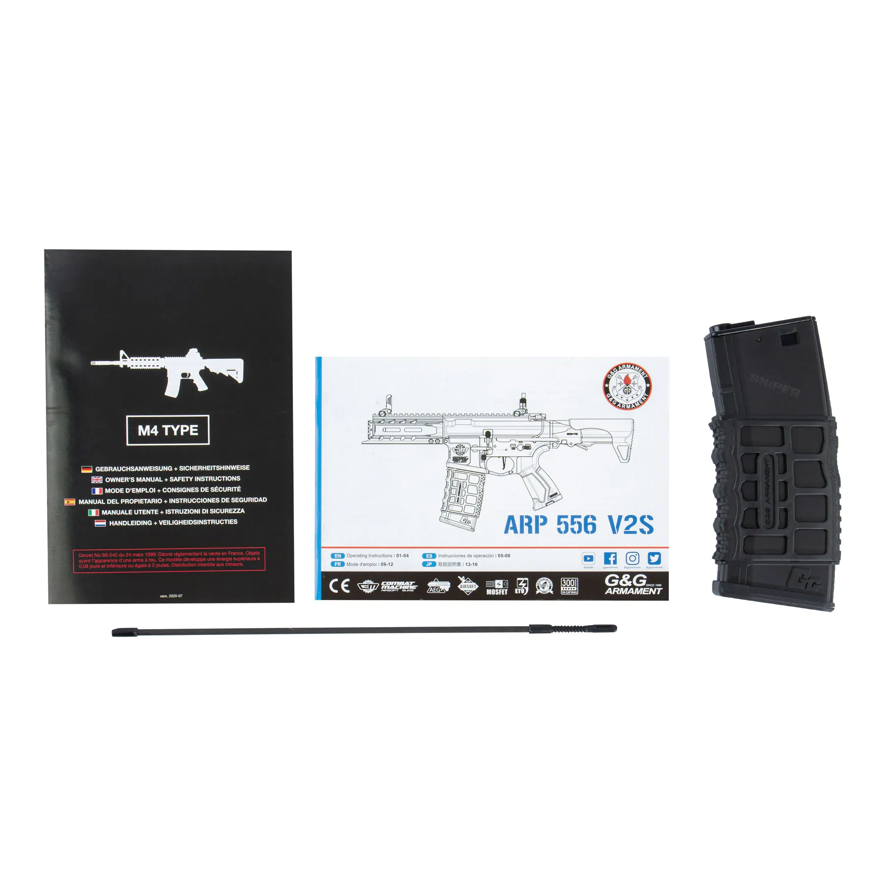 ARP 556 V2S (S)AEG, Black