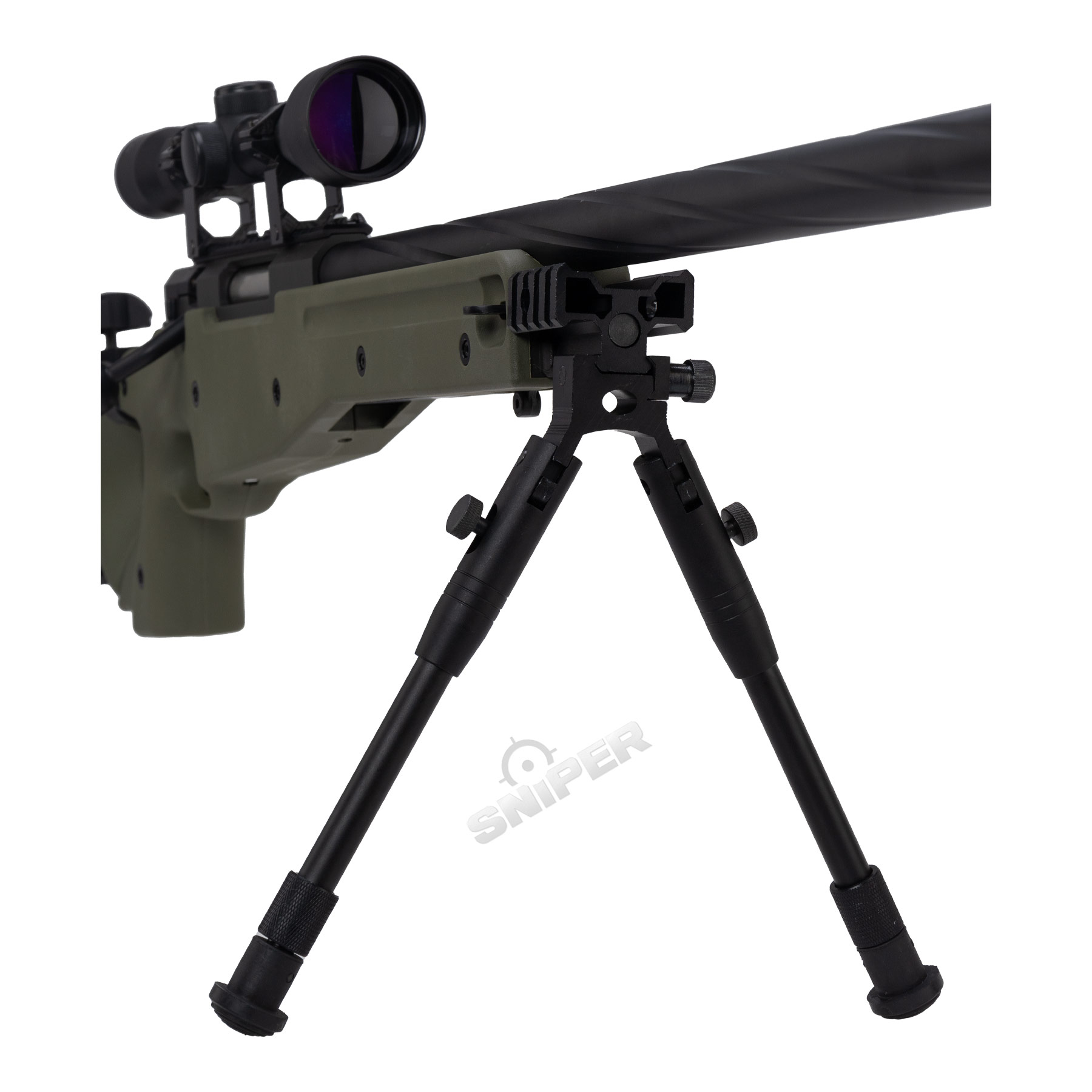 Specna Arms SA-S14 Scharfschützengewehr w/ Scope & Bipod, Olive