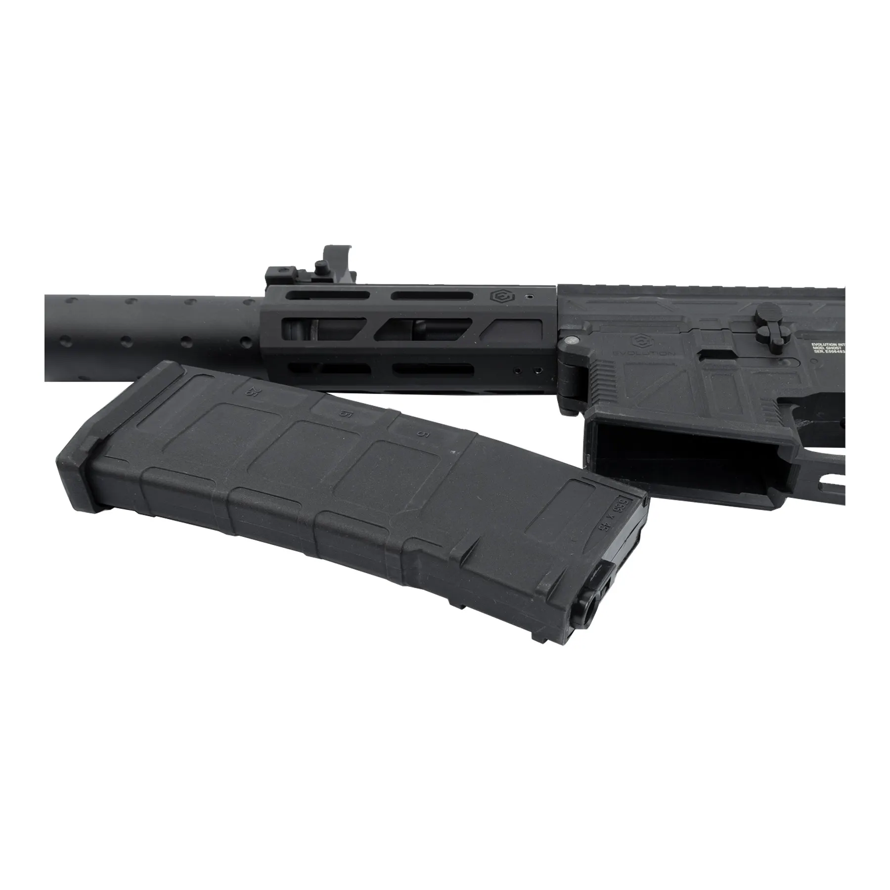 Evolution Ghost XS EMR S AEG < 0,5 Joule Softair Gewehr, Black Evolution Ghost XS EMR S (S)AEG, Black