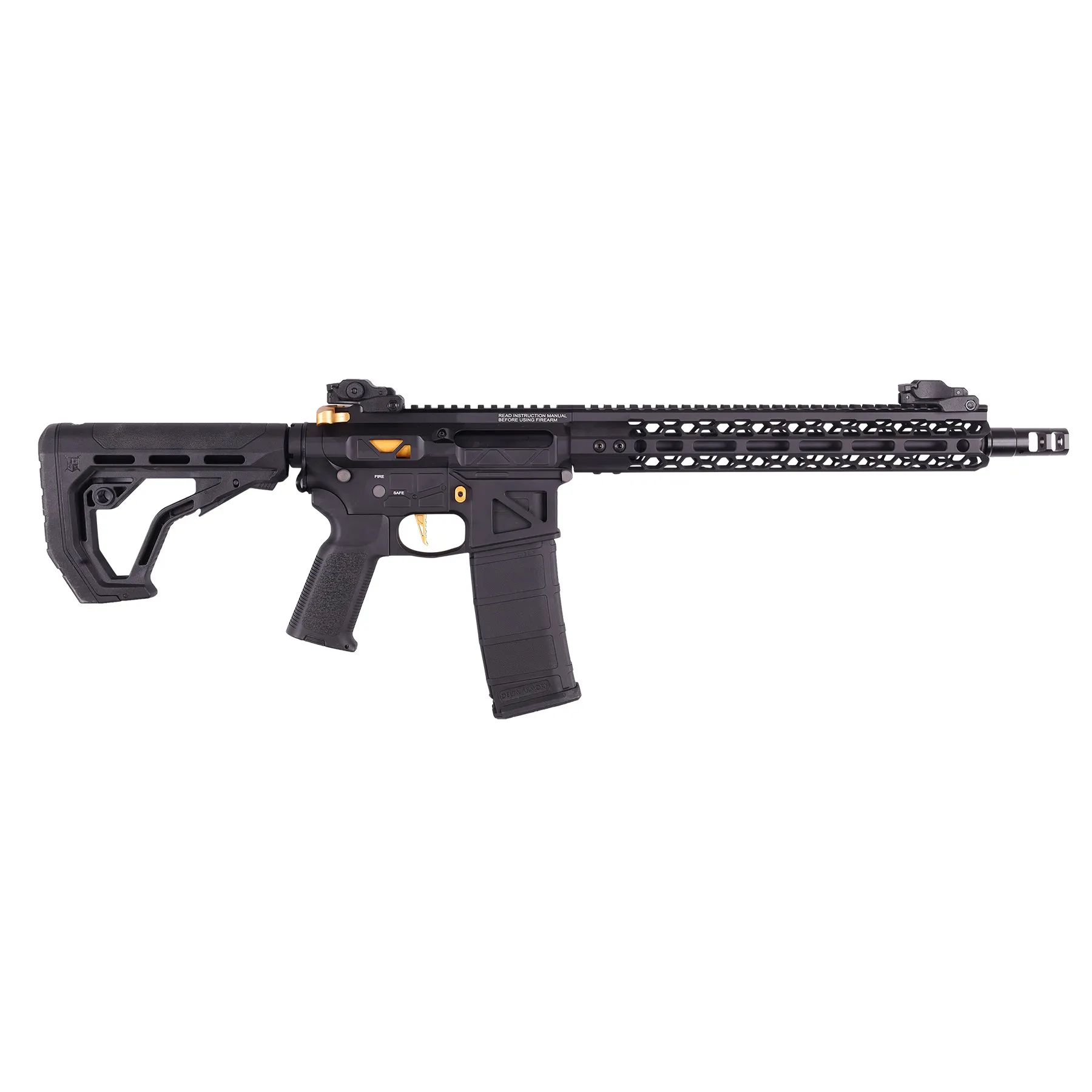 Delta Armory FREYA Skeleton Gen.2 12,5", Black/Gold
