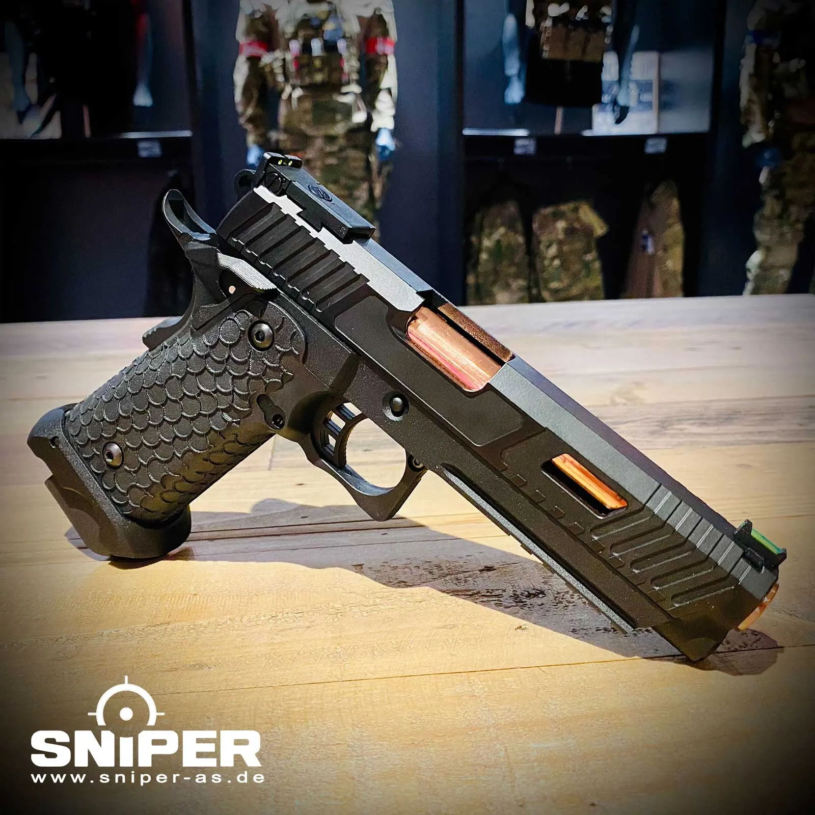 Reapo JW3 BABA YAGA Hi-Capa Softair Pistole, CO2 und GAS