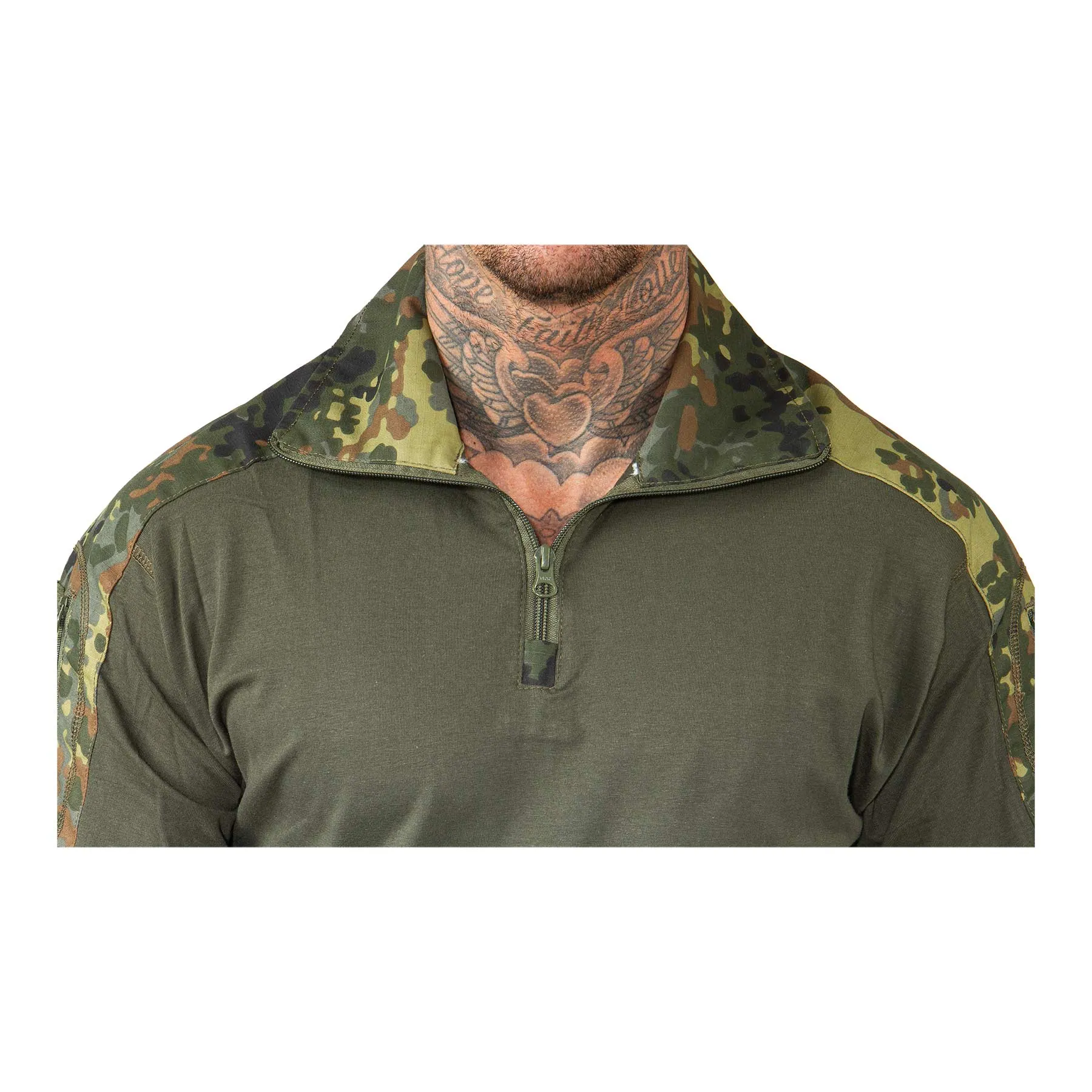 Combat Shirt Short Sleeve, Flecktarn Combat Shirt Short Sleeve, Flecktarn